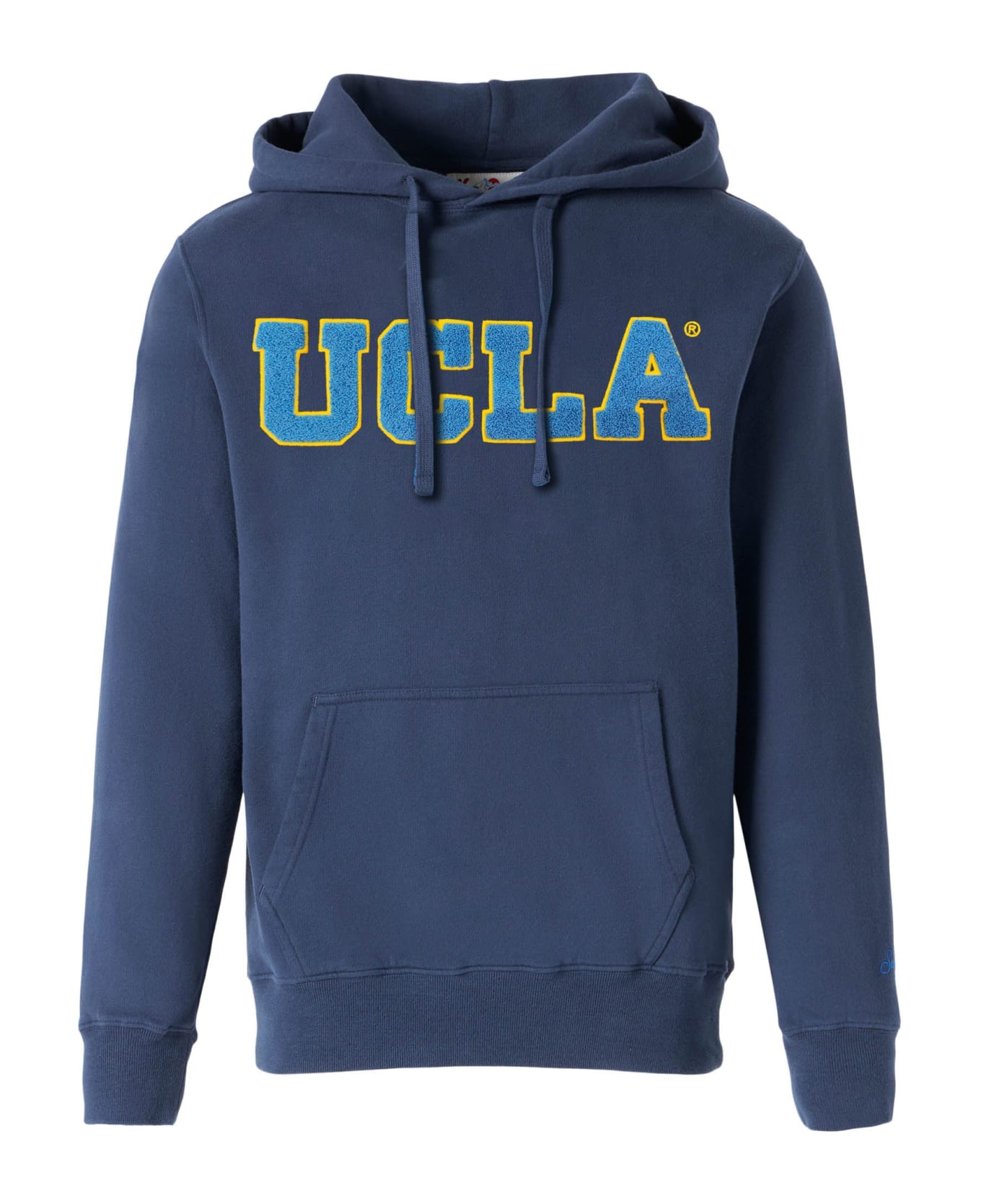 MC2 Saint Barth Cotton Hoodie With Ucla Terry Patch | Ucla Special Edition