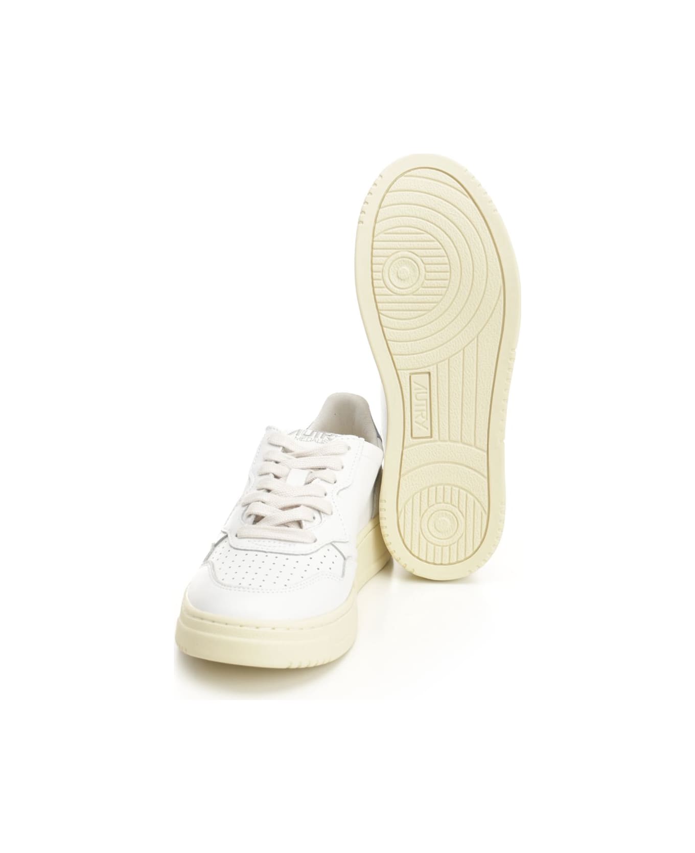 Autry 'medalist Low' Sneaker - WHITE/BLUE