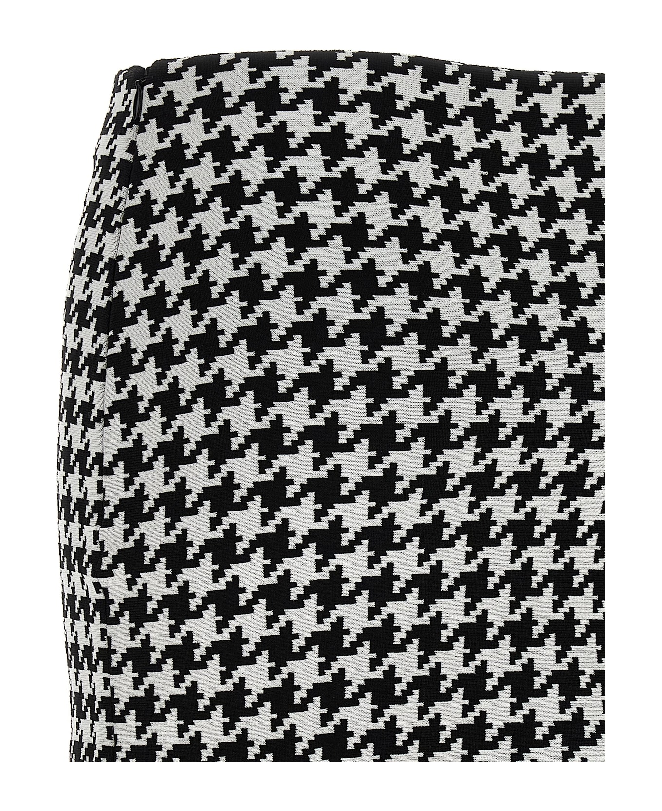 Alexander McQueen Houndstooth Skirt - White/Black