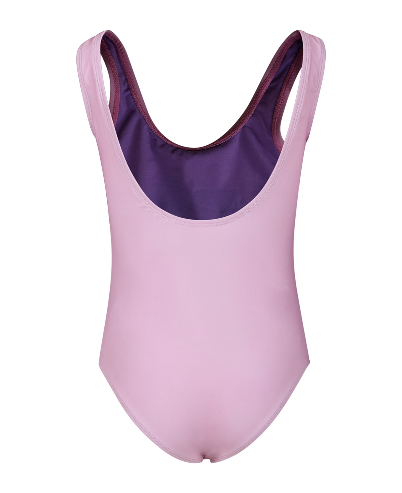 Molo Pink Swimsuit For Girl With Smiley - Pink