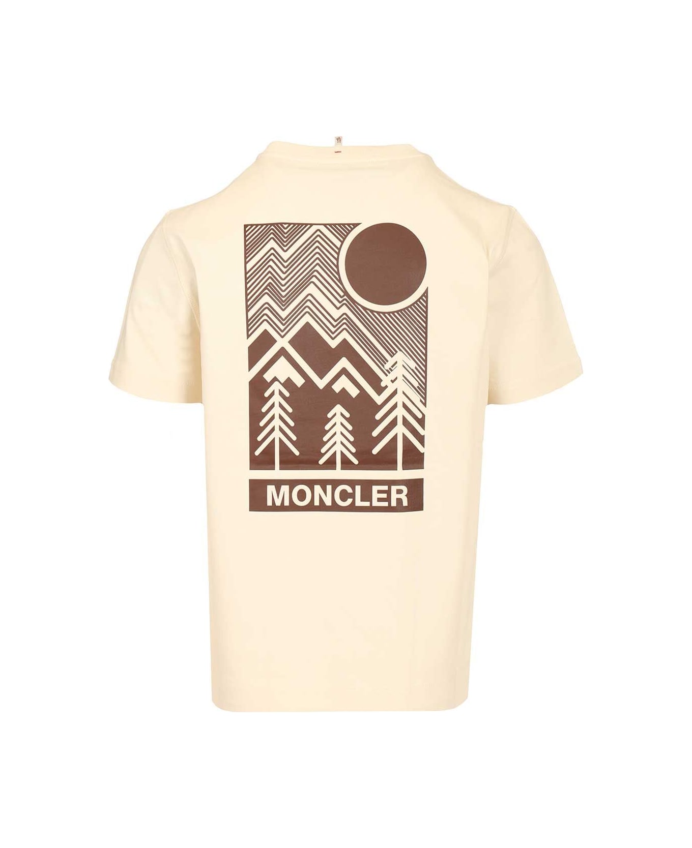 Moncler Grenoble Logo Cotton Jersey T-shirt - WHITE