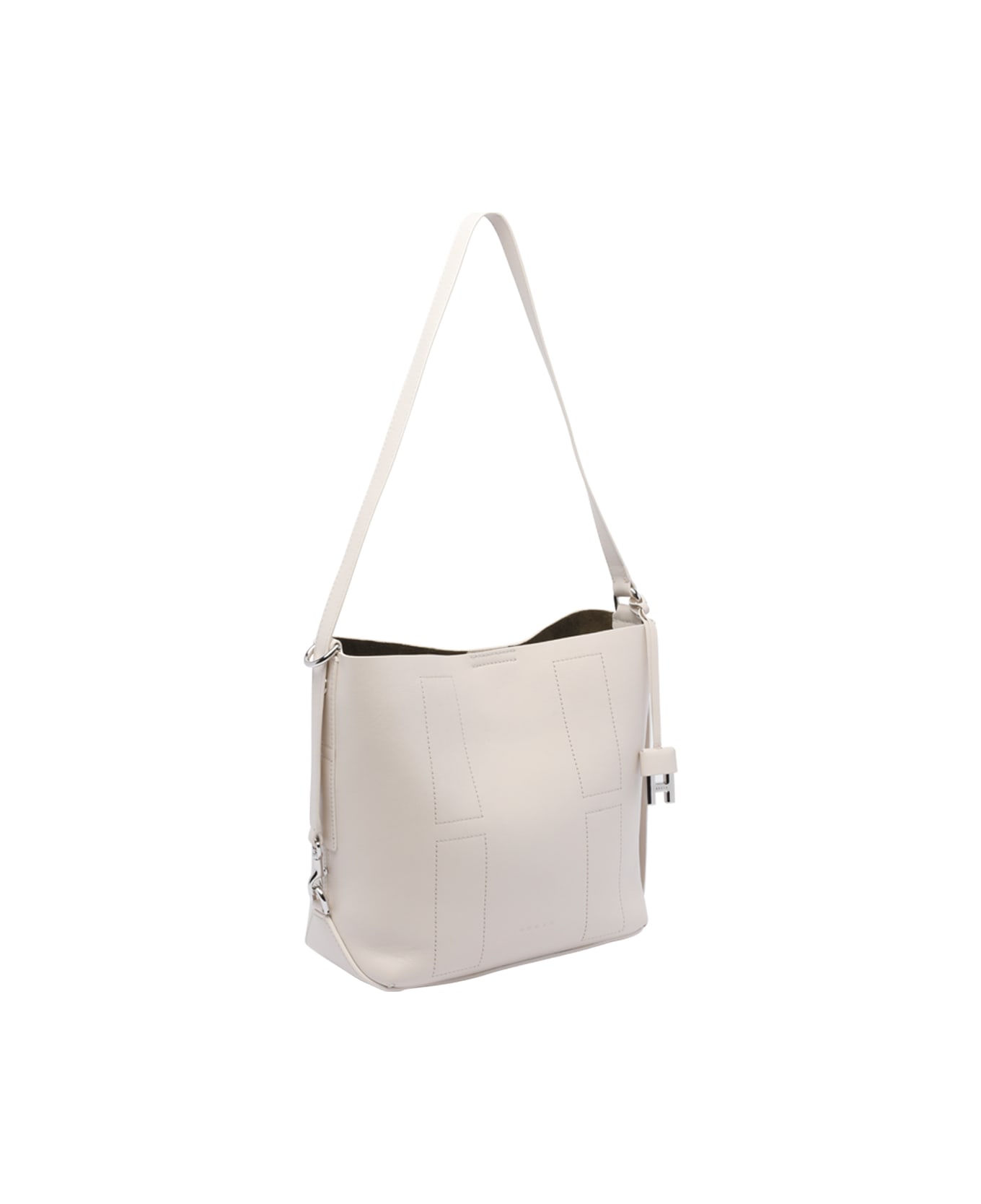 Hogan Hocket Hobo Bag - BIANCO MARMO