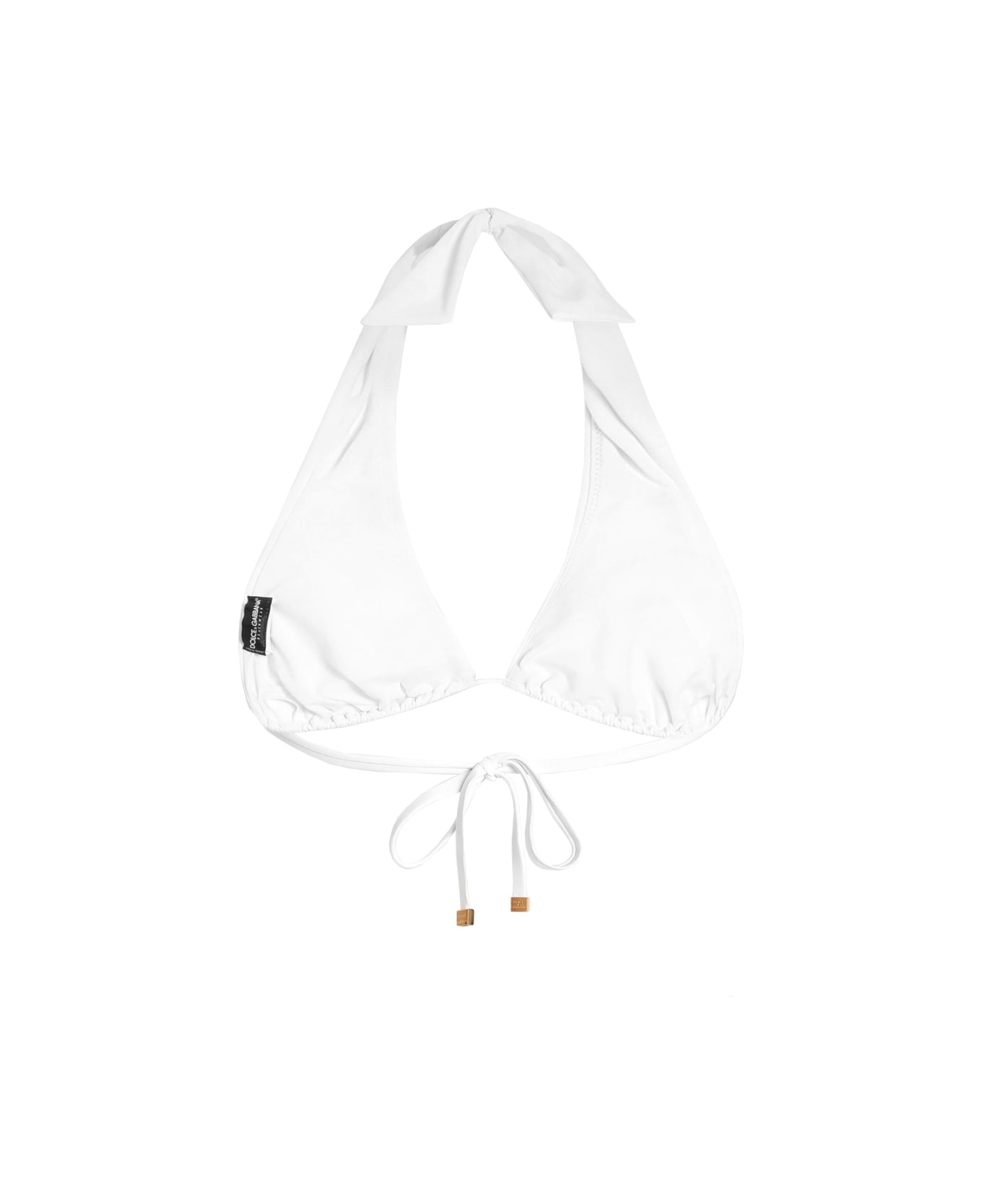 Dolce 
Gabbana Padded Triangle Bikini Top - WHITE