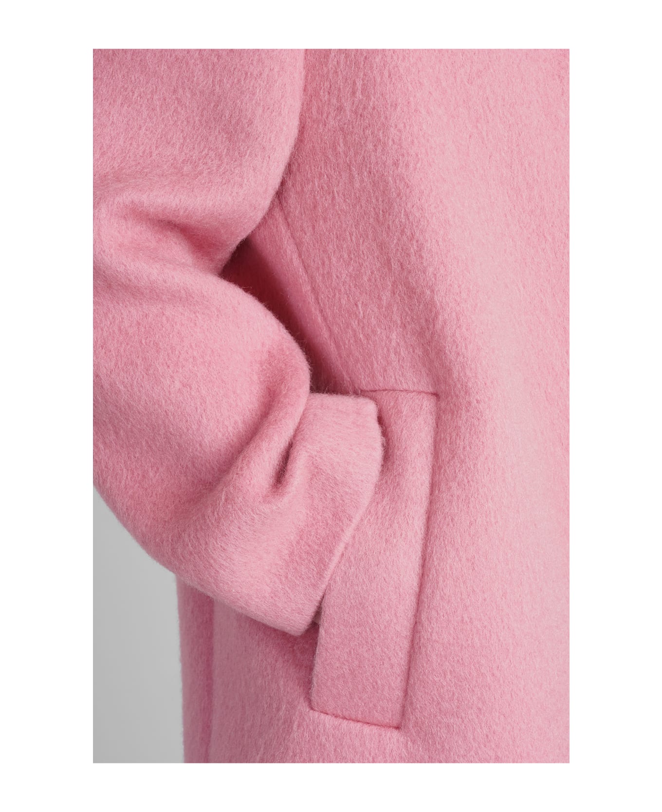 Jil Sander Coat In Rose-pink Wool - 655 コート