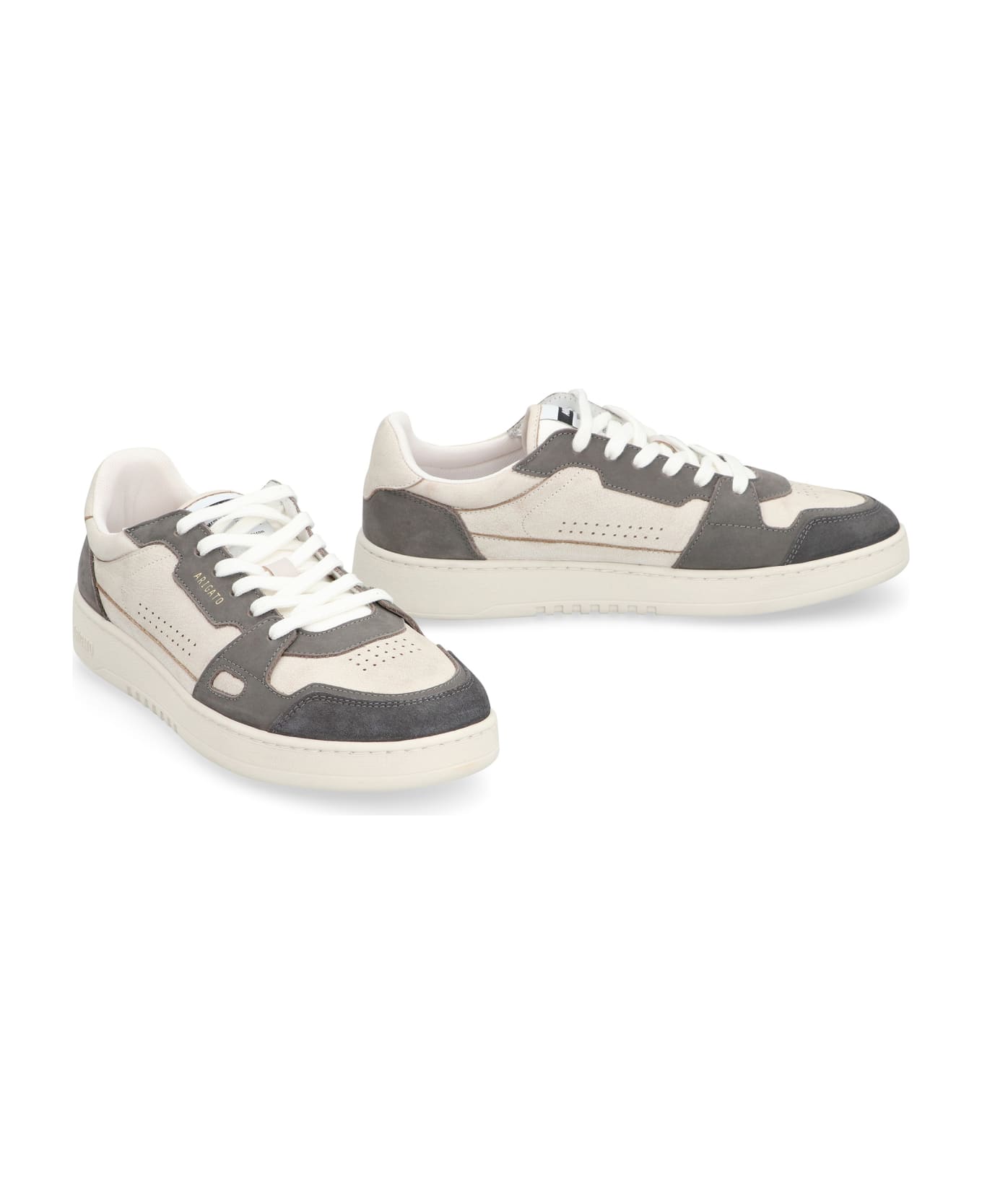 Axel Arigato Dice Lo Leather Low-top Sneakers - grey