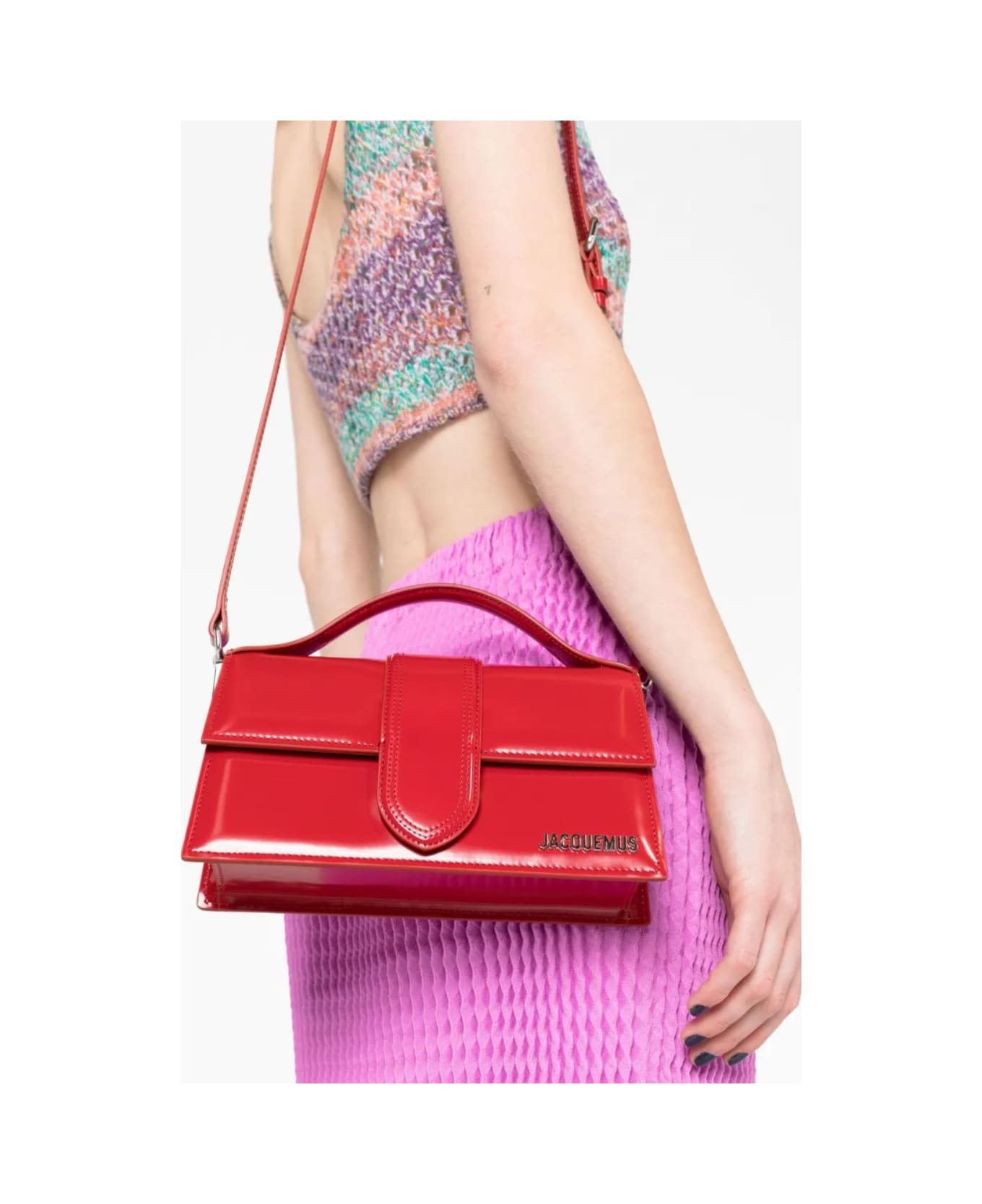 Jacquemus Le Bambino Leather Handbag - Red