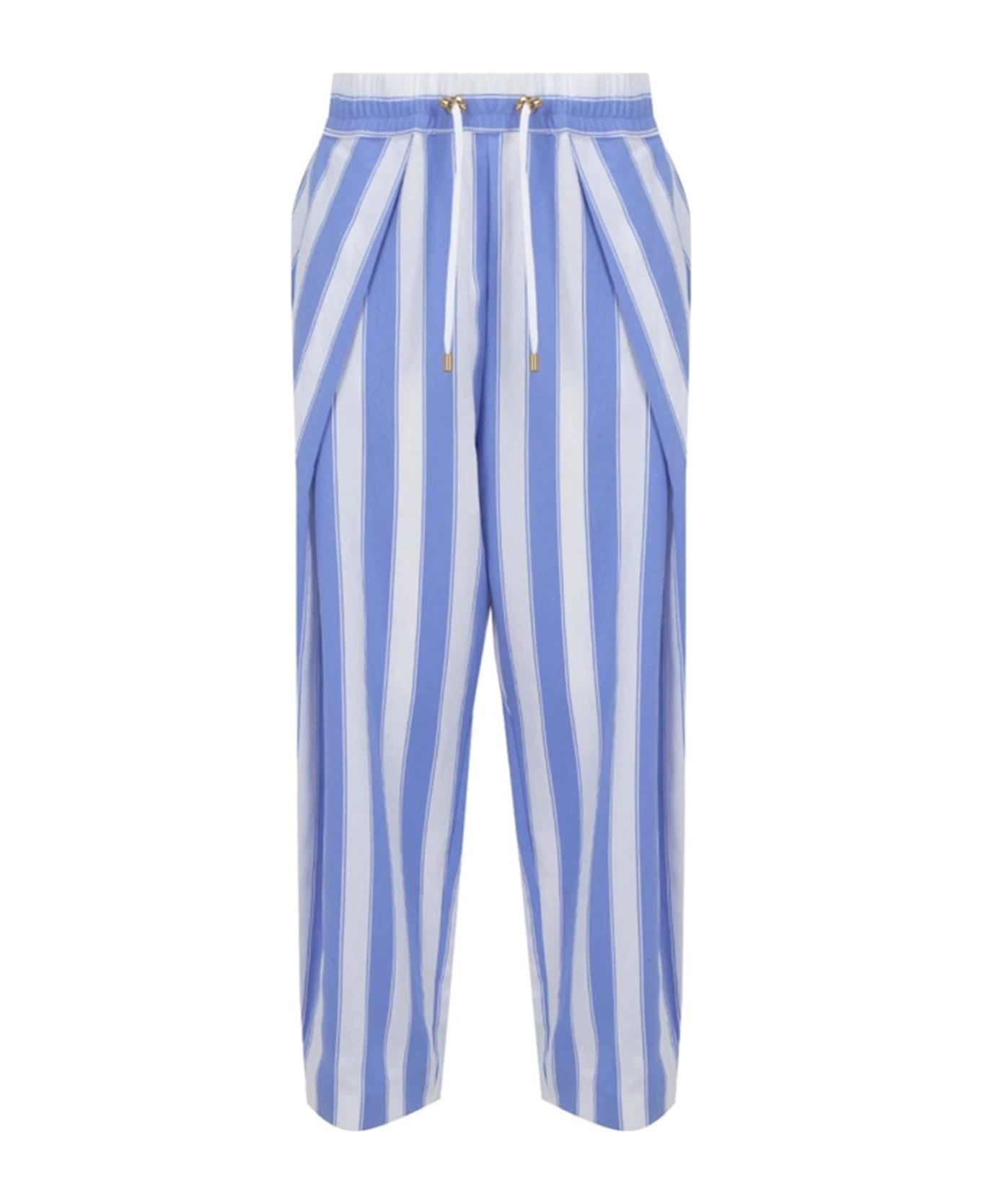 Balmain Striped Pants - Blue