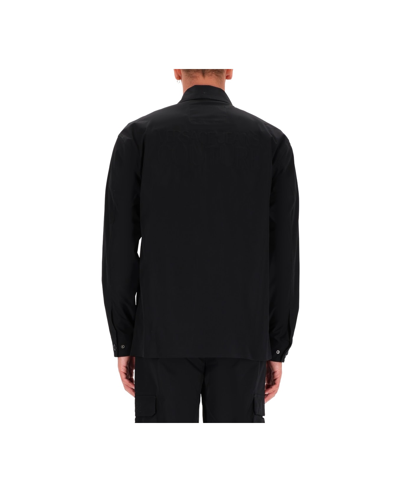 Versace Jeans Couture Zippered Shirt - BLACK
