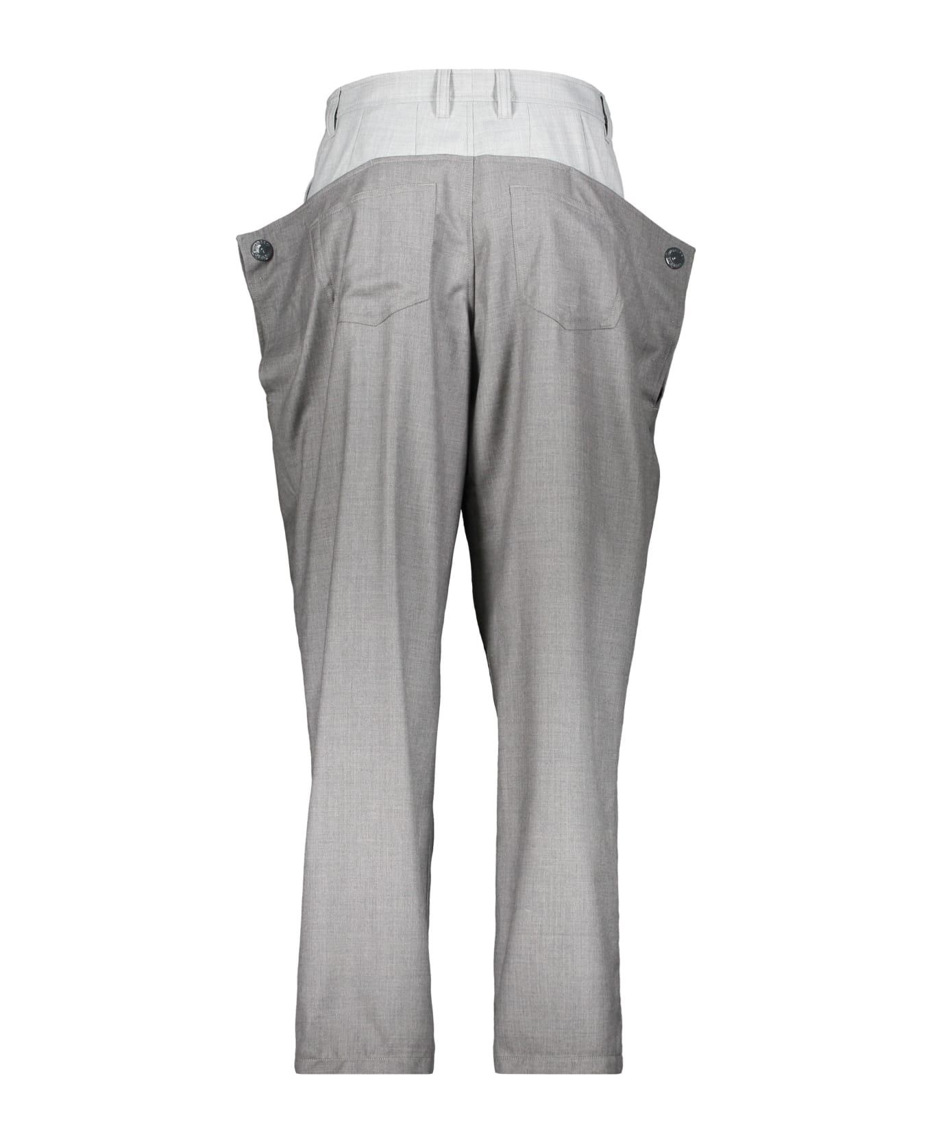 Burberry Wool Trousers - grey