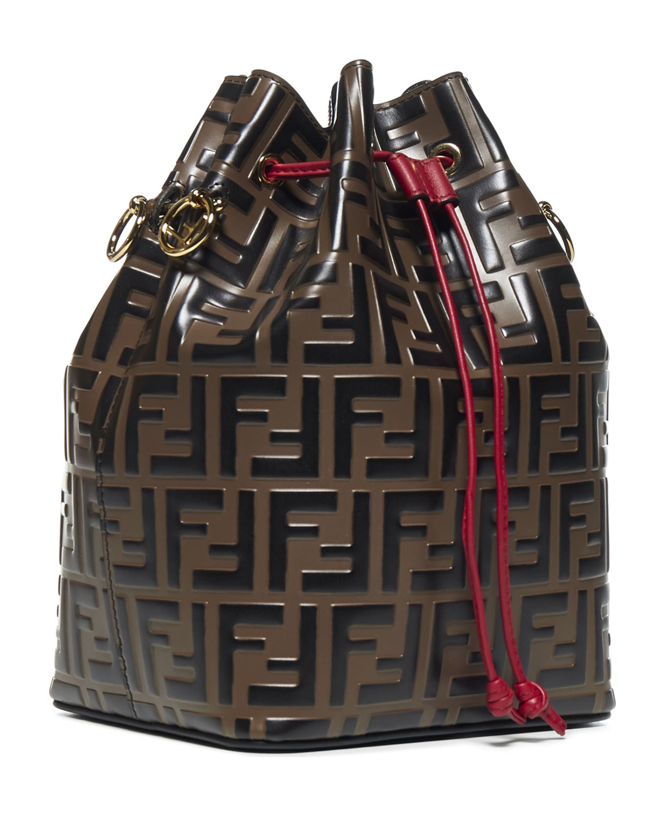 Fendi Mon Tresor Ff Logo Calfskin Buckle Bag - Maya + nr + frag + os