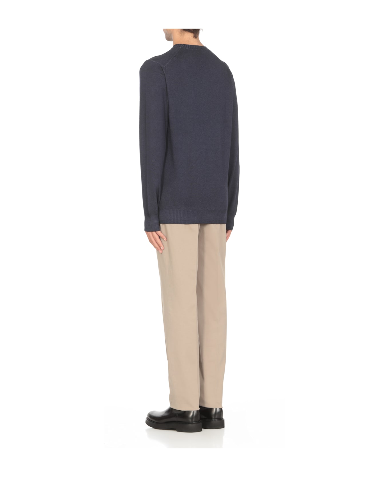 Fay Virgin Wool Sweater - Blue