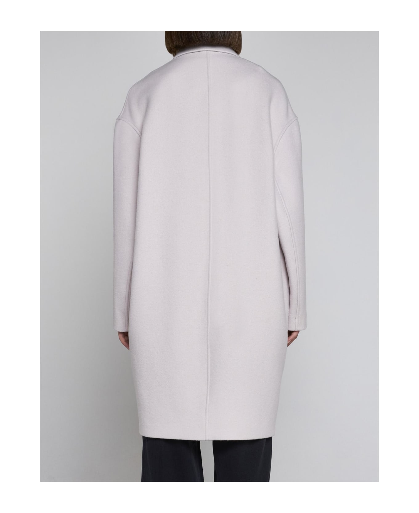 Isabel Marant Efegozi Wool-blend Coat - White