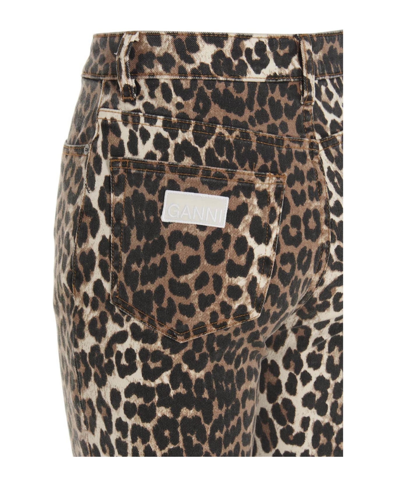 Ganni 
leopard
 Jeans - Animalier