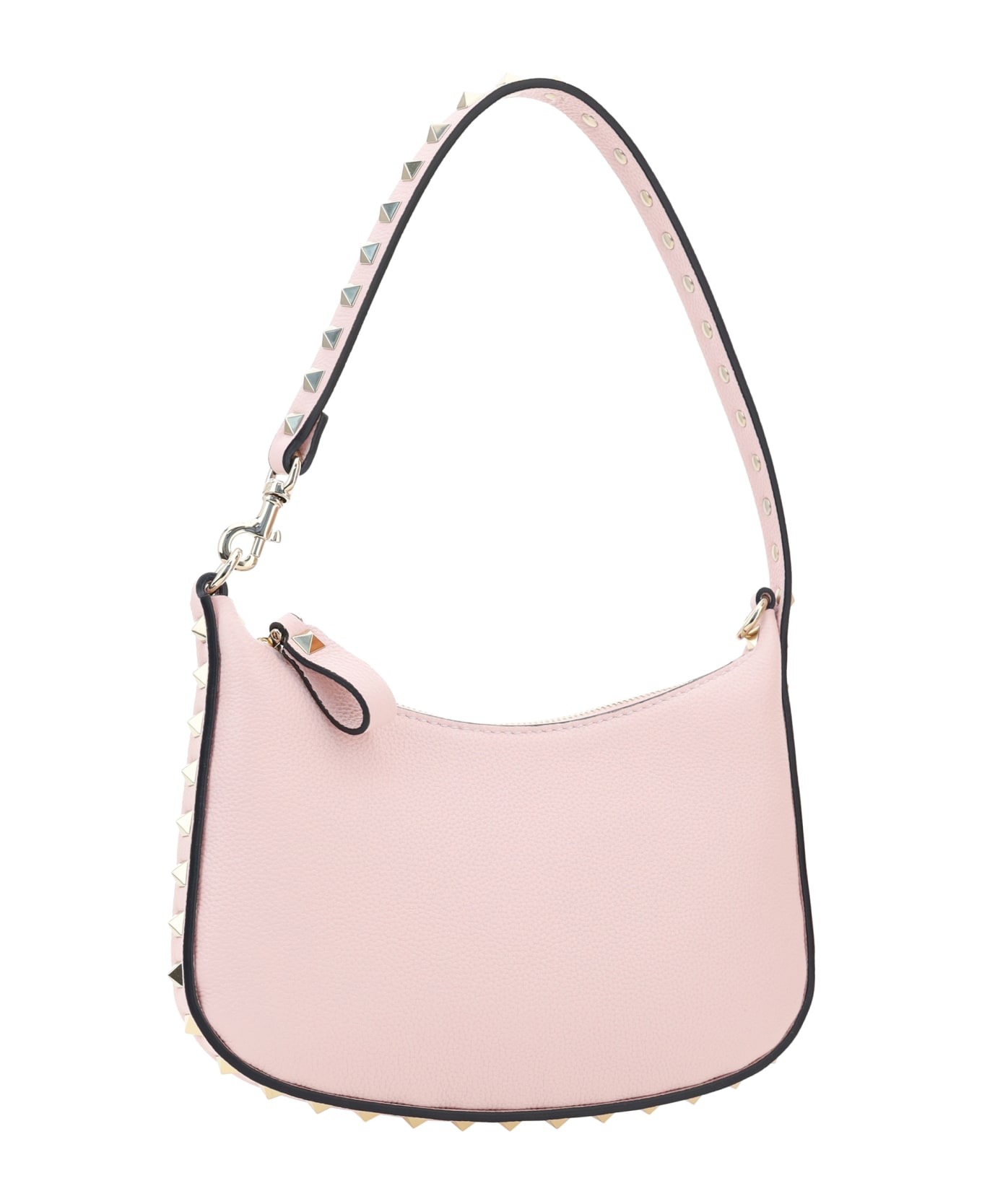 Valentino Garavani Rockstud Mini Hobo Shoulder Bag - Pink