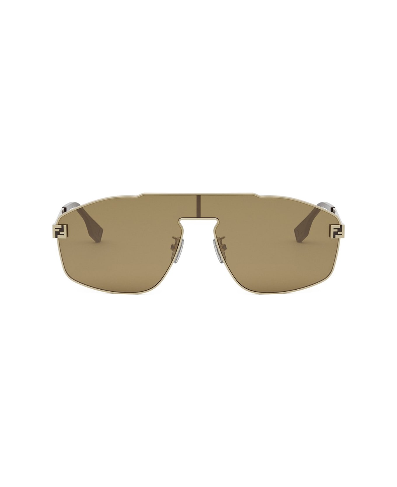 Fendi Eyewear Fe40129u Fendi Sky 32e Gold Sunglasses - Oro