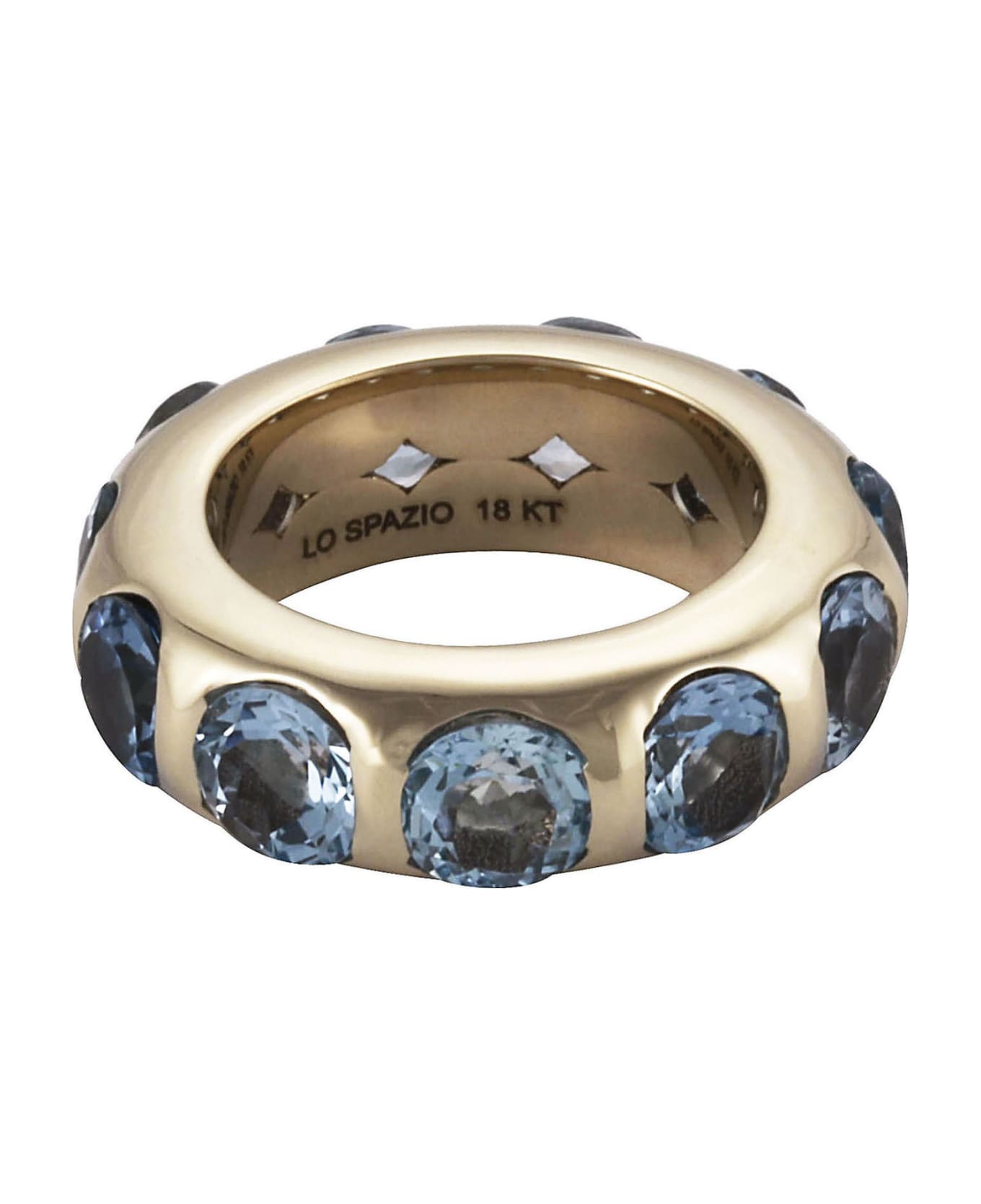 Lo Spazio Jewelry Lo Spazio Aquamarina Ring - Sea_Blue
