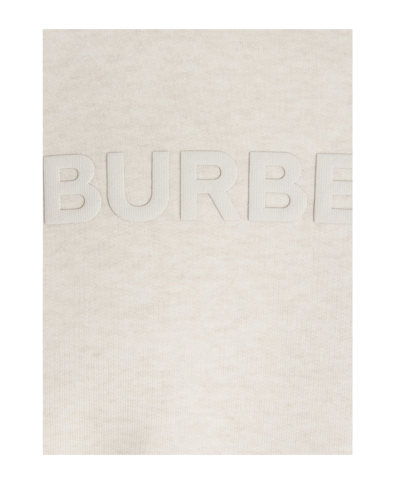 Burberry Logo Print Sweatshirt - White