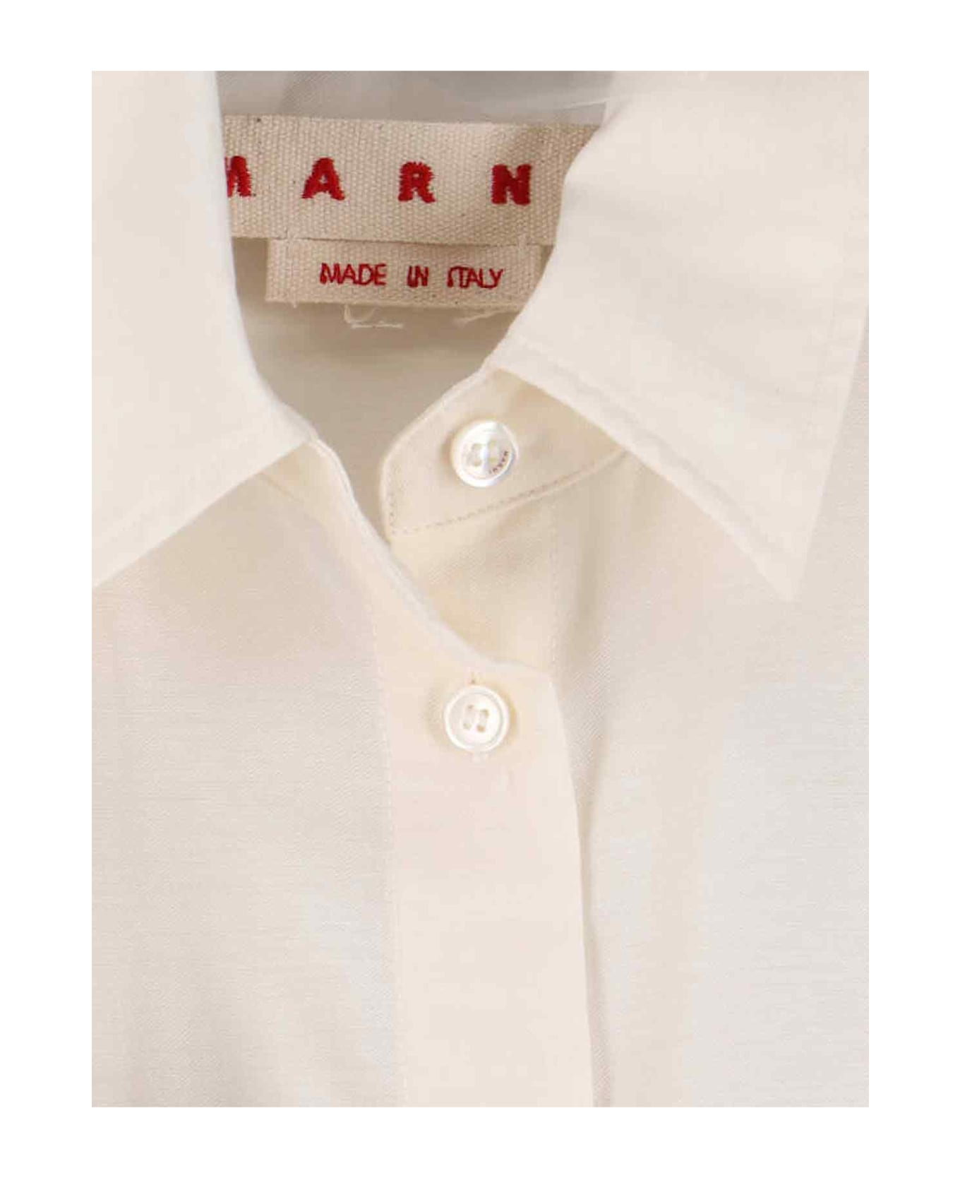 Marni Shirt With Ruffles - White