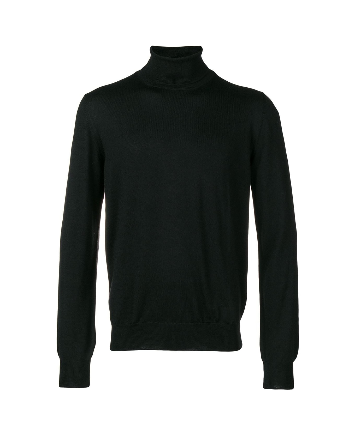 Barba Napoli Turtle Neck Sweater - Black