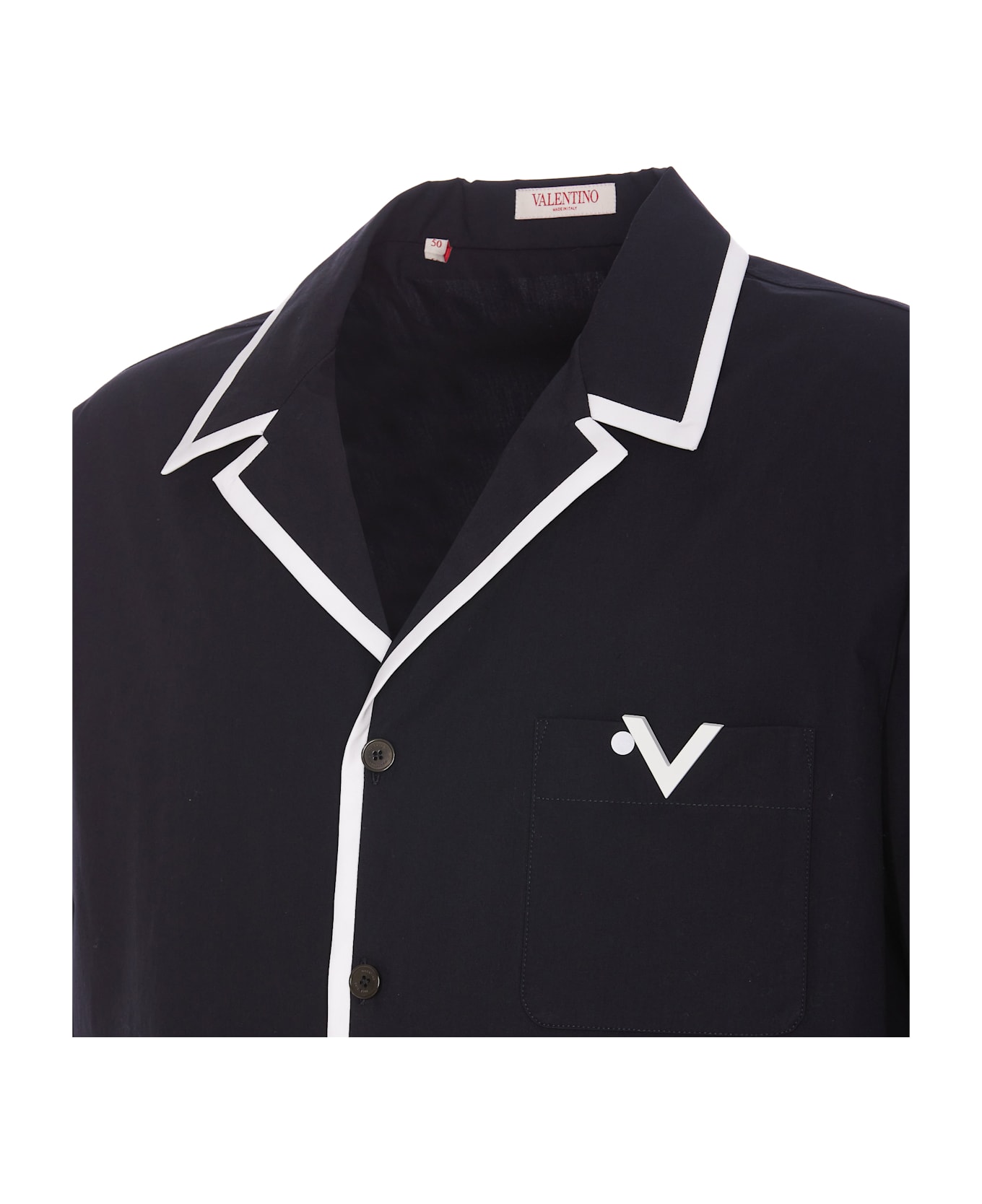 Valentino Garavani V Detail Shirt - Blue