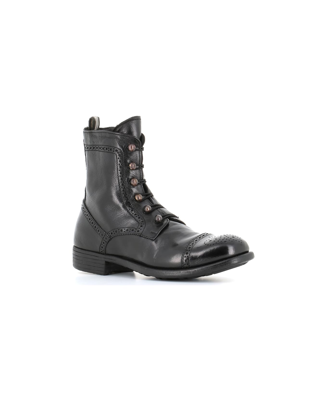 Officine Creative Lace-up Boot Calixte/023 - Black ブーツ
