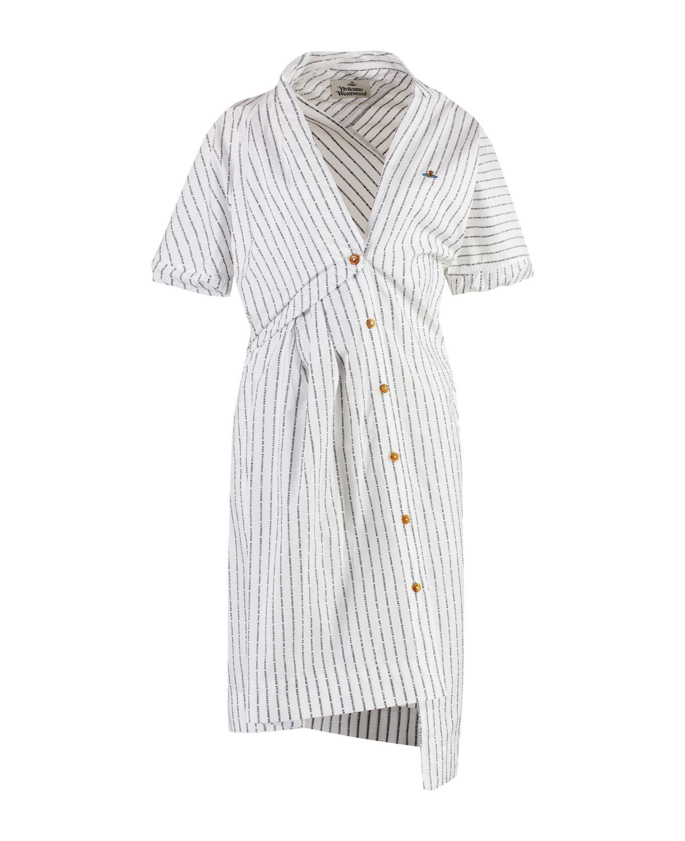 Vivienne Westwood Cotton Shirtdress - White ワンピース＆ドレス