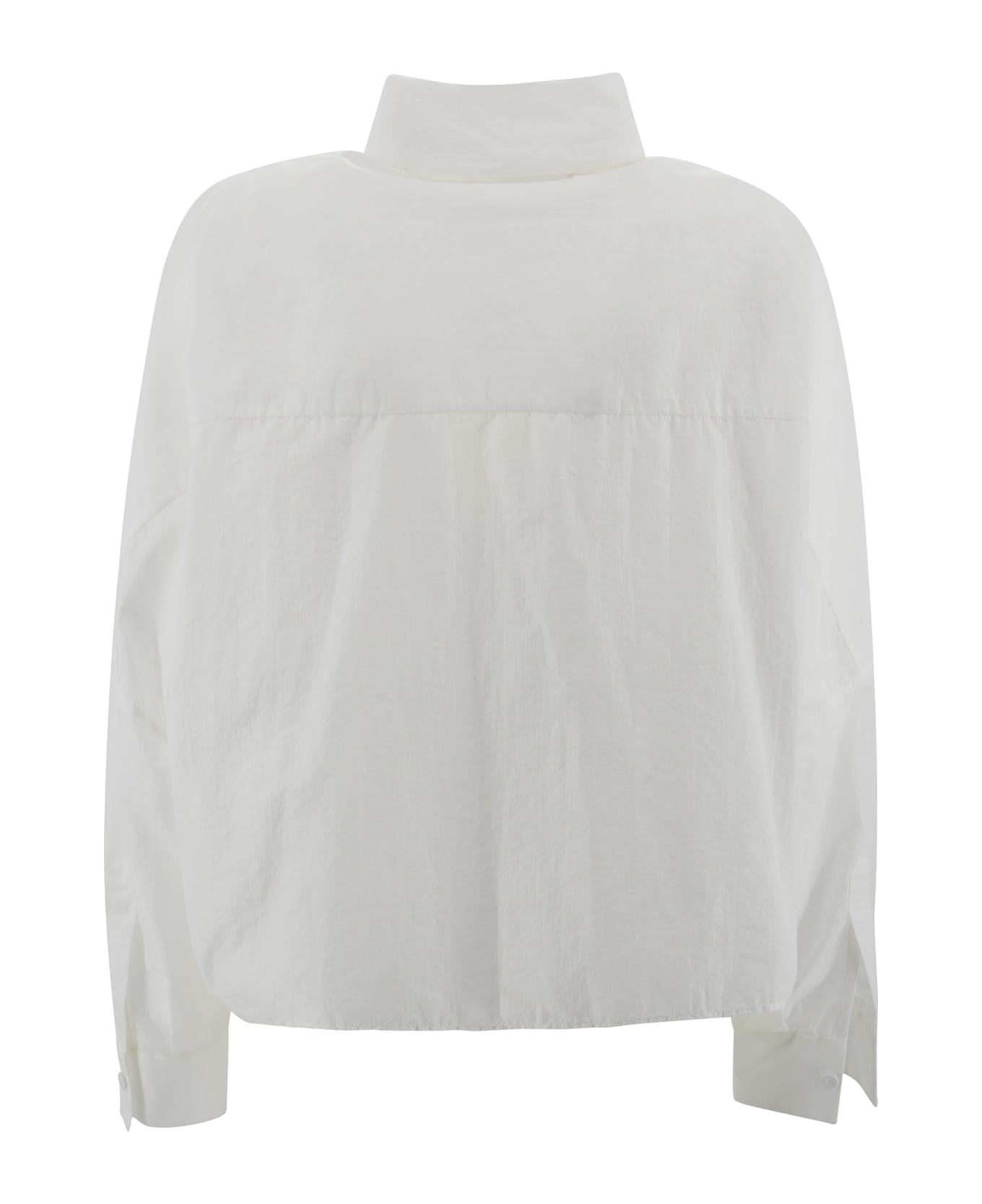 Philosophy di Lorenzo Serafini Camicia Crop Button-down - White