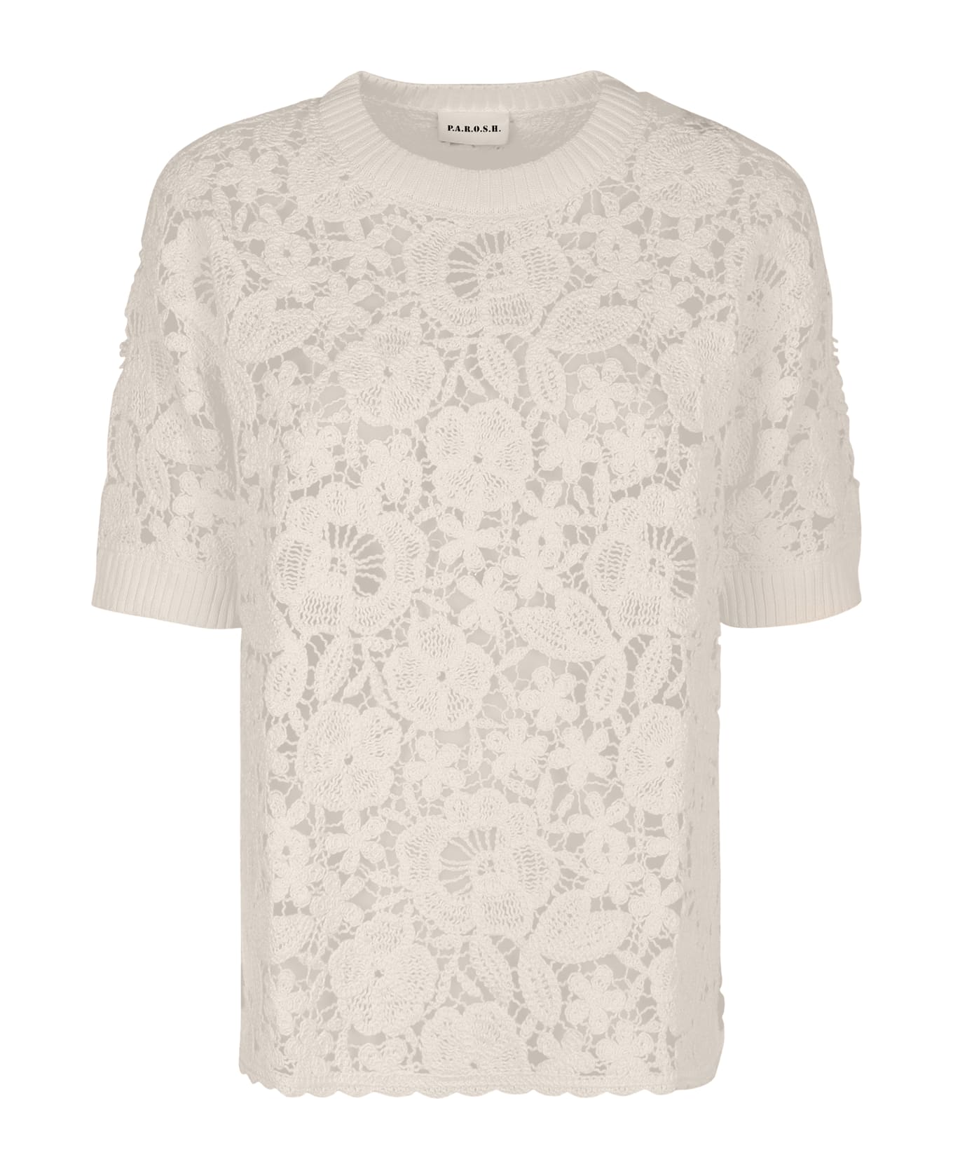 Parosh Lace Blouse - White