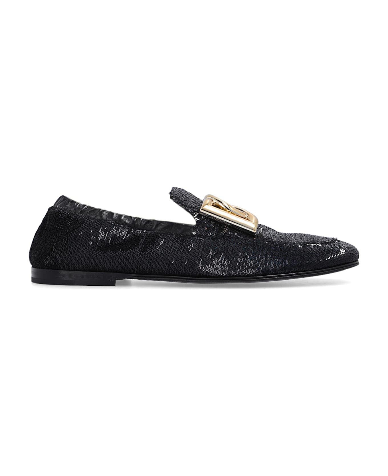 Dolce & Gabbana Ariosto Paillettes Loafers - Black