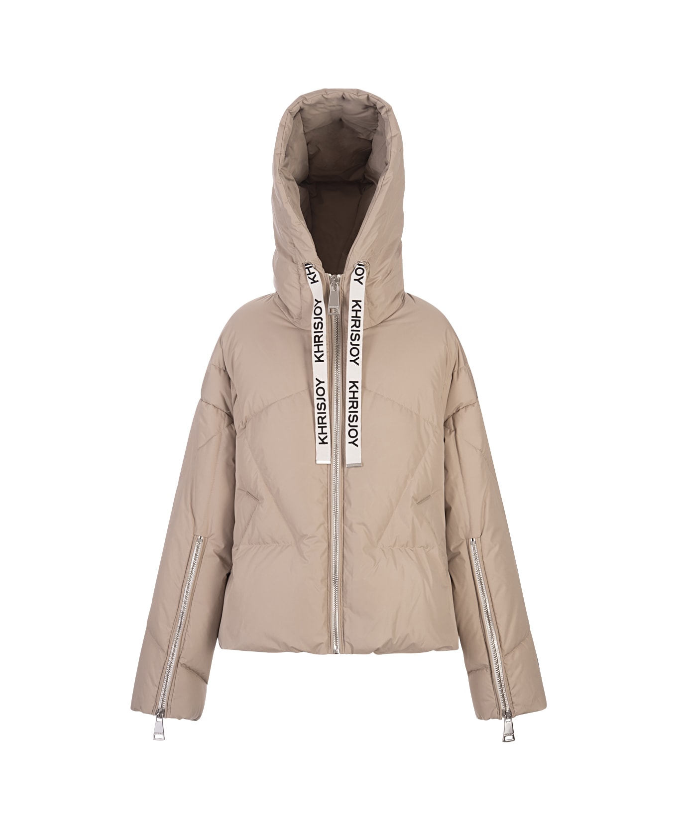 Khrisjoy Sand Khris Iconic Puffer Jacket - Sand