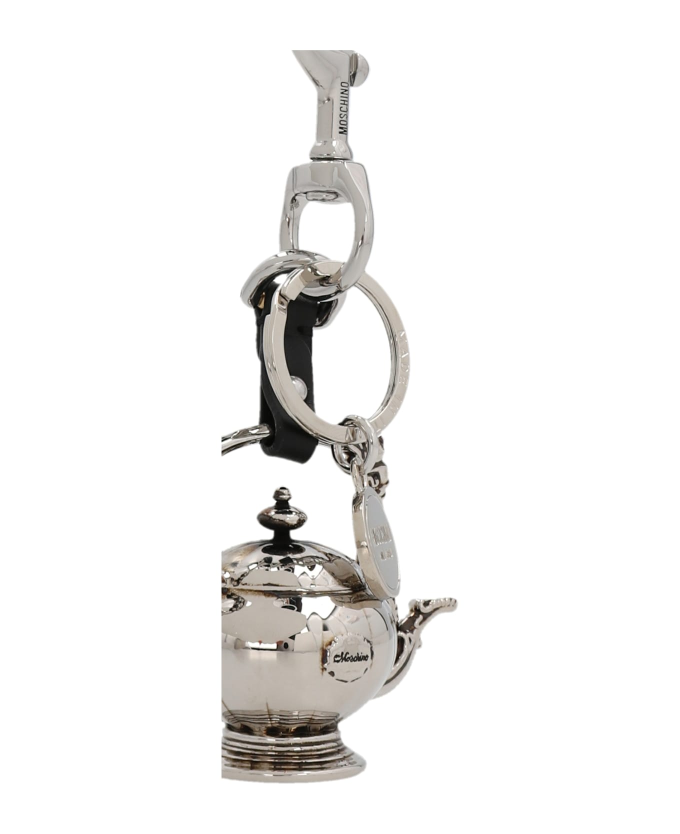 Moschino 'vintage Teapot  Keyring - Silver