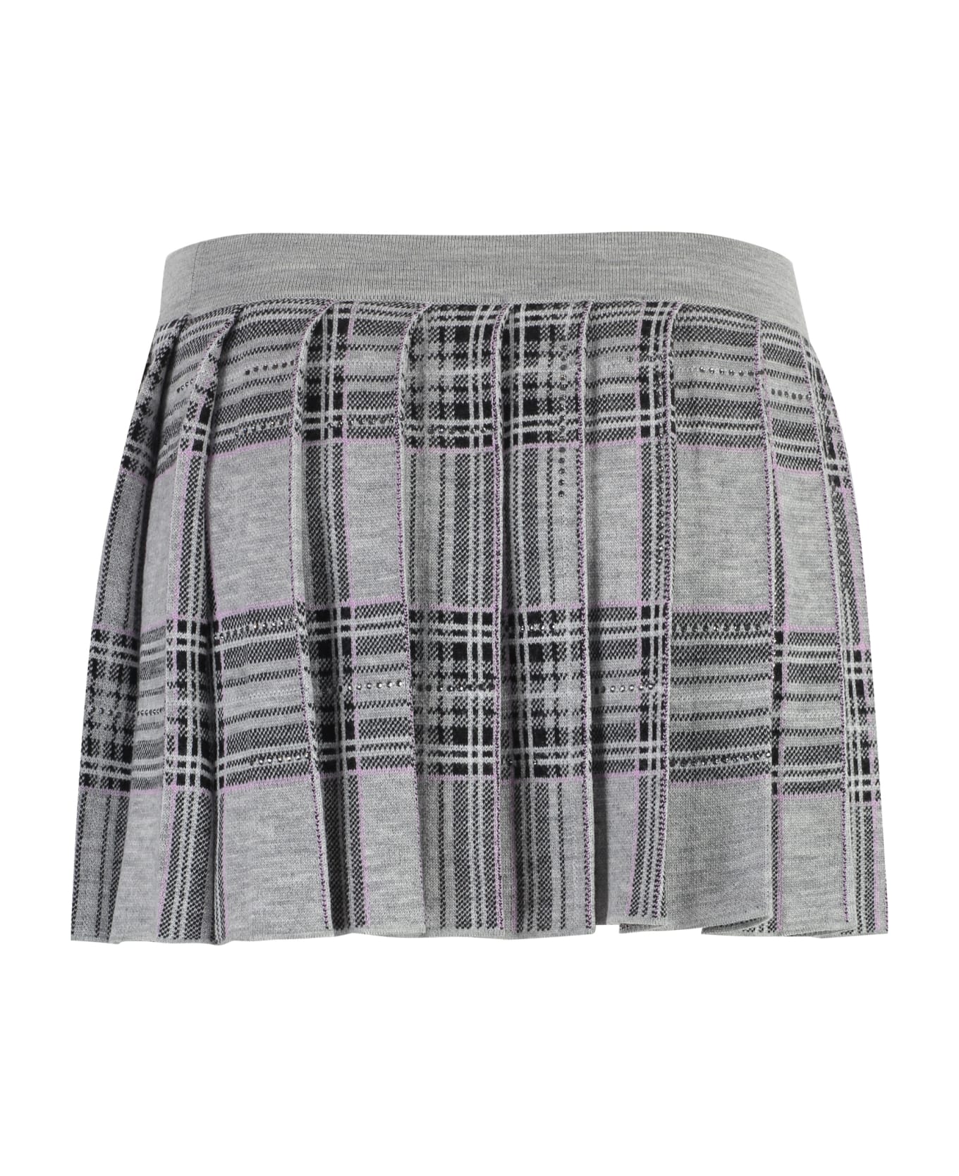 Giuseppe di Morabito Pleated Knitted Skirt - grey スカート