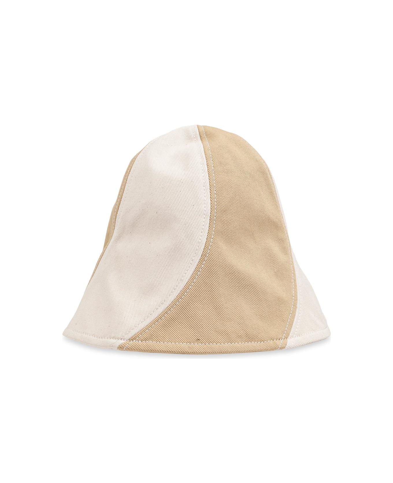 Jacquemus Hat With Logo - BEIGE