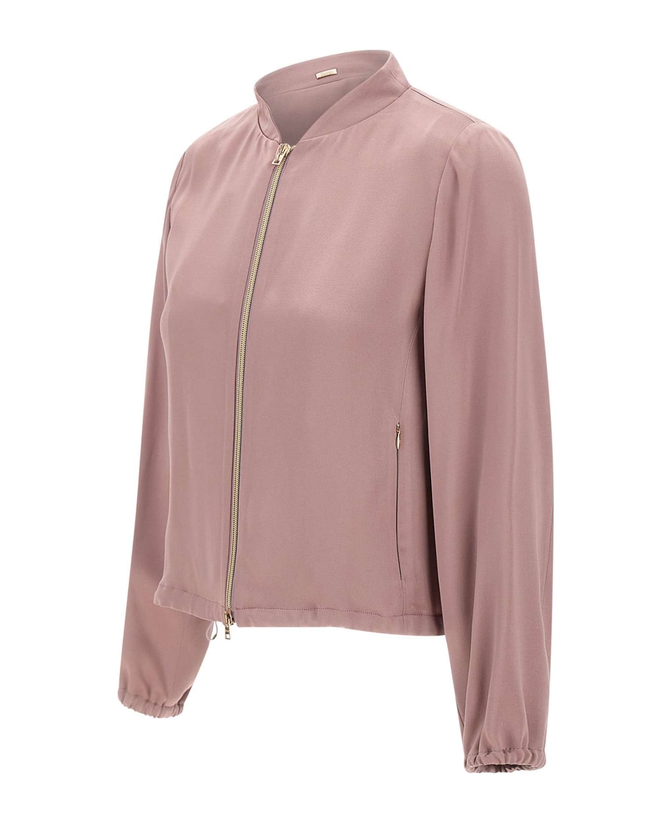 Herno Zipped Drawstring Hem Jacket - PINK