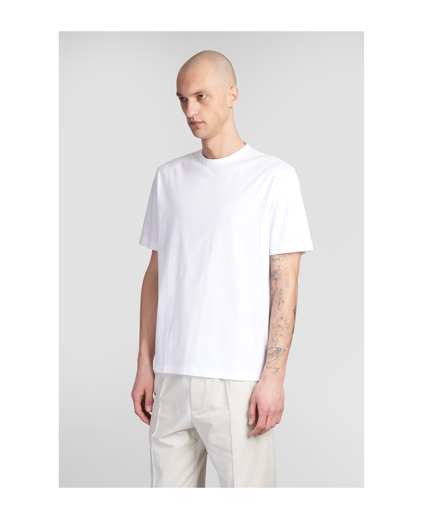 Lanvin T-shirt In White Cotton - white