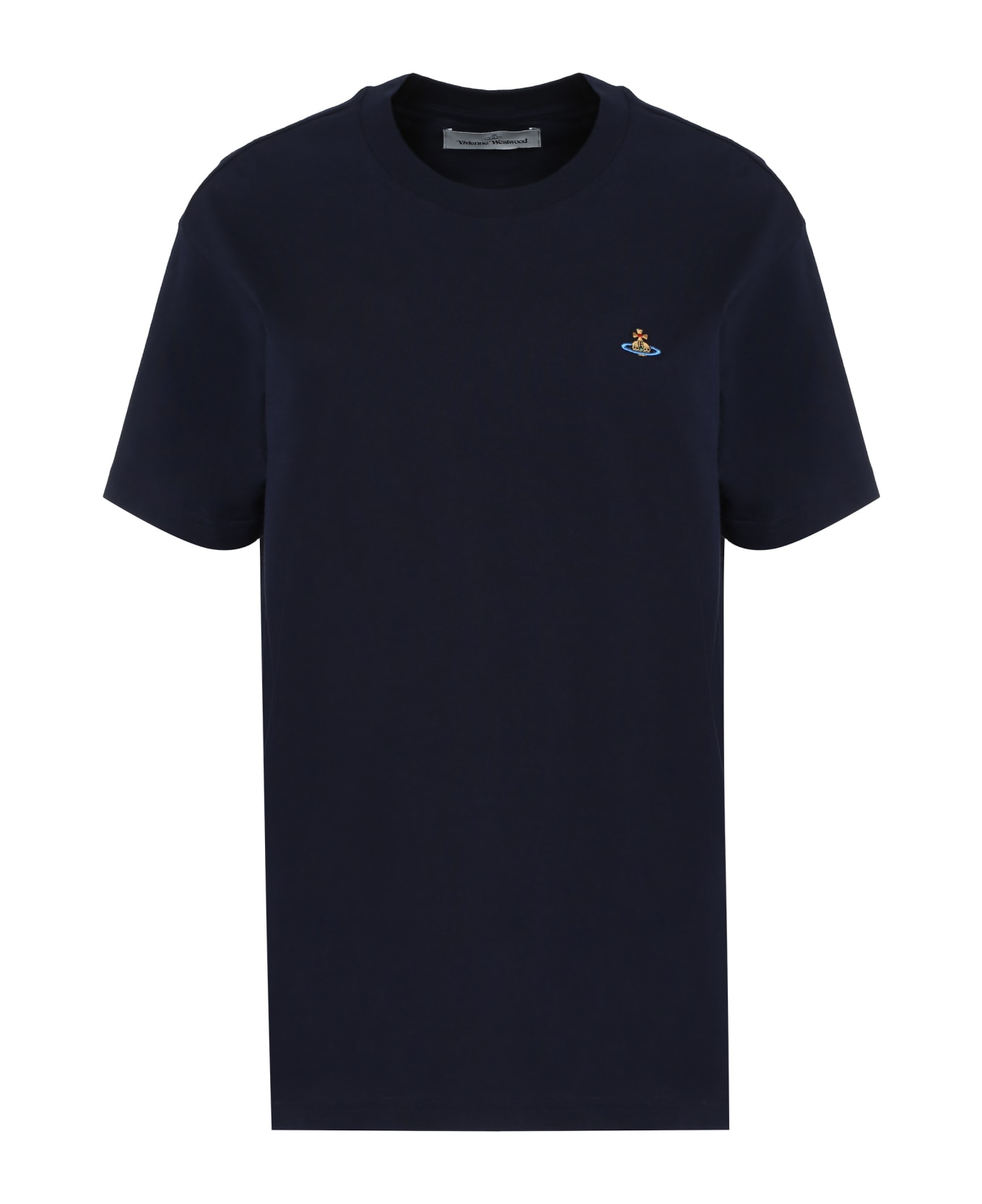 Vivienne Westwood Cotton Crew-neck T-shirt - blue