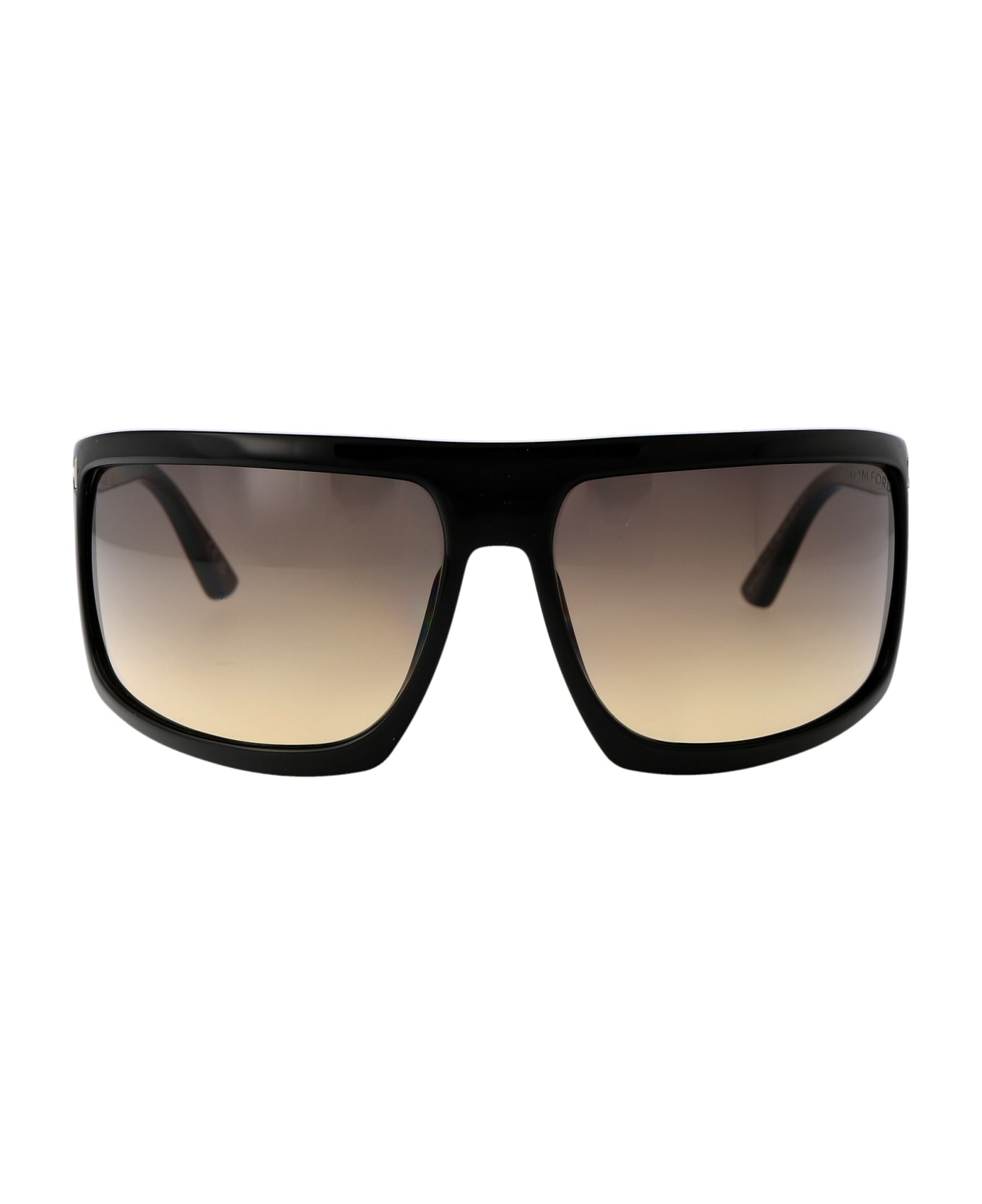 Tom Ford Eyewear Clint-02 Sunglasses - 01B Nero Lucido / Fumo Grad