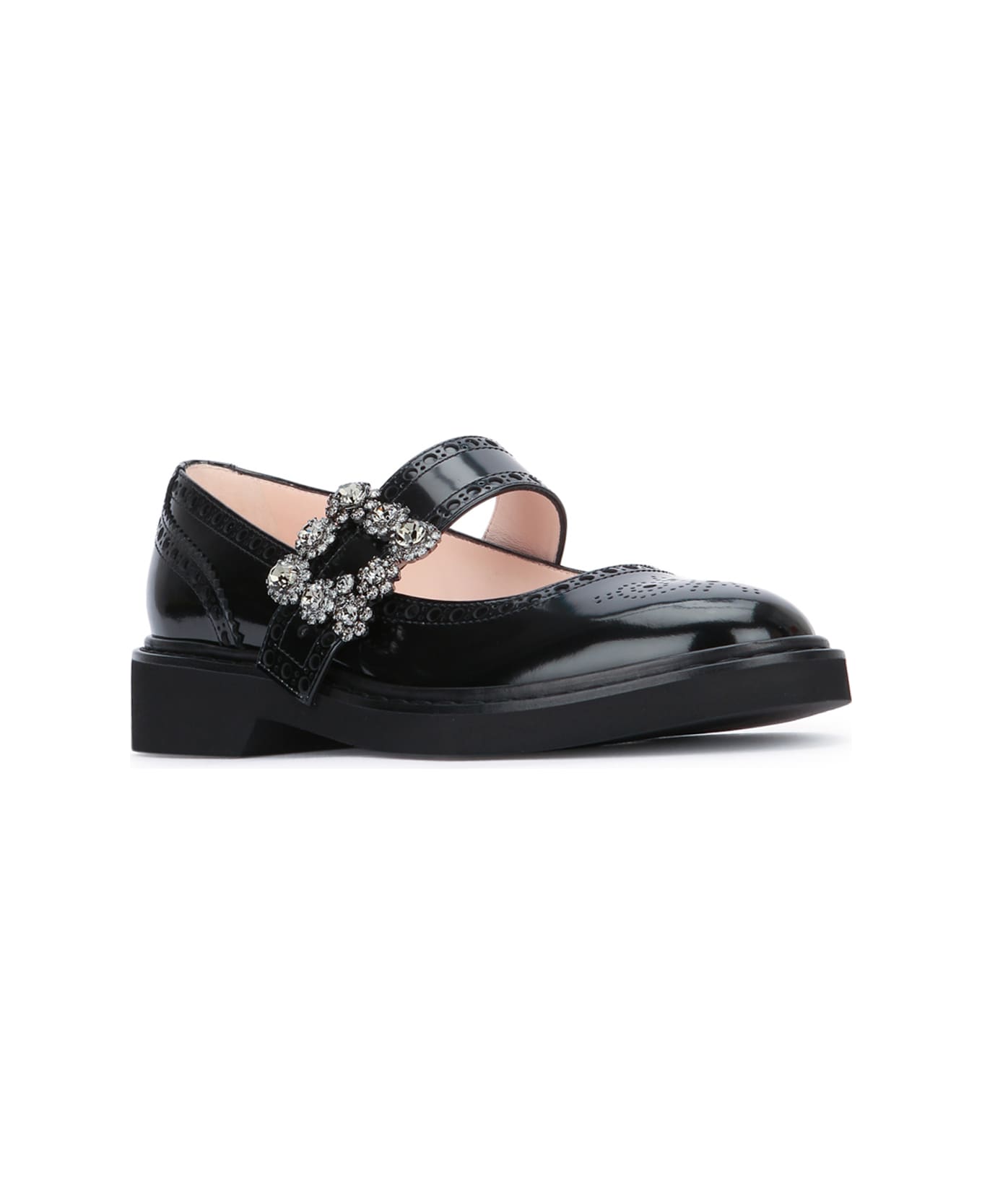 ◆Roger Vivier◆Viv' Rangers Flower メリージェーンフラット◆ Roger Vivier Viv Rangers Flower Mary-jane | italist, ALWAYS