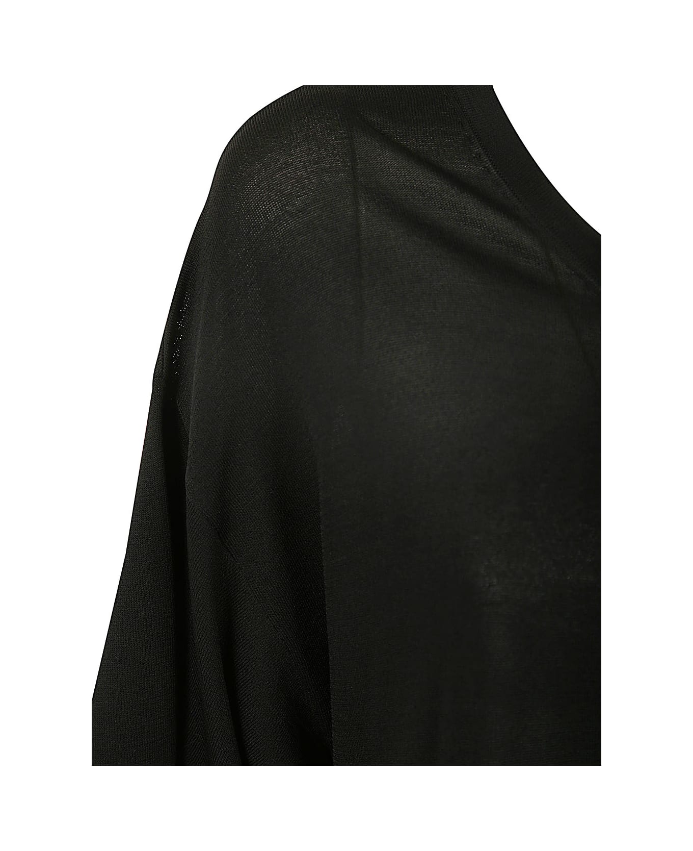 Parosh Short Sleeve Dress - Black