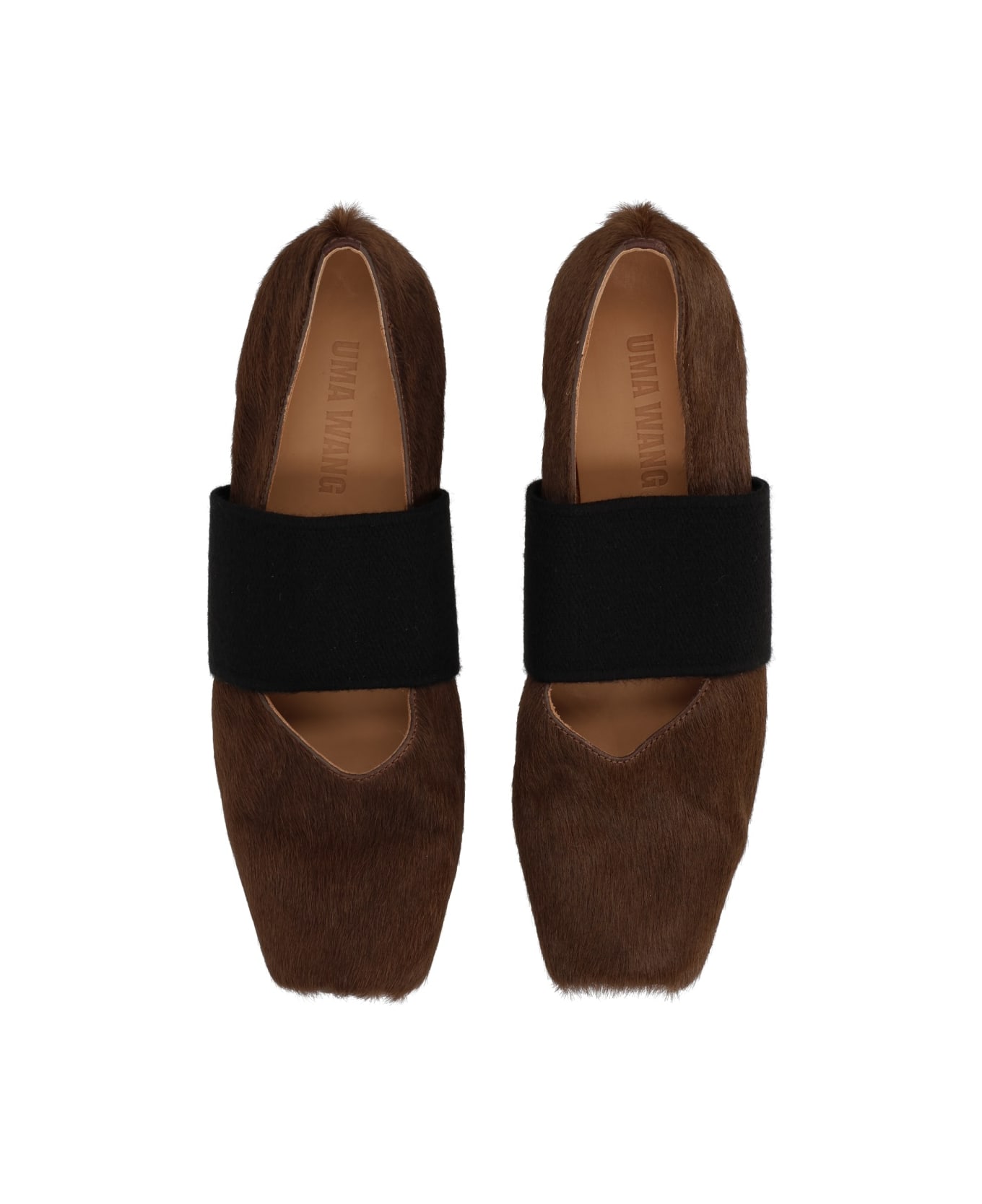 Uma Wang Square Toe Ballerina - GREY