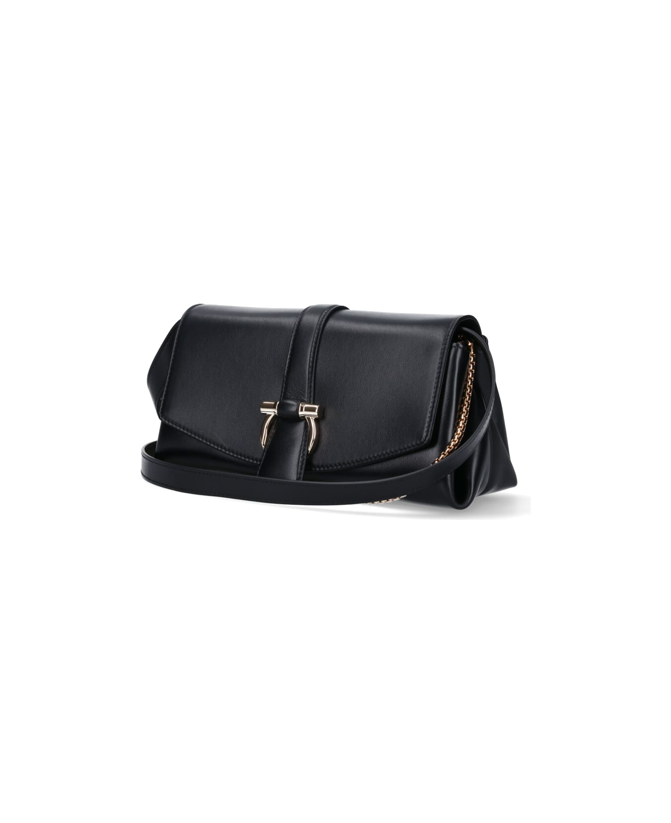 Ferragamo 
gancini
 Small Crossbody Bag - Black