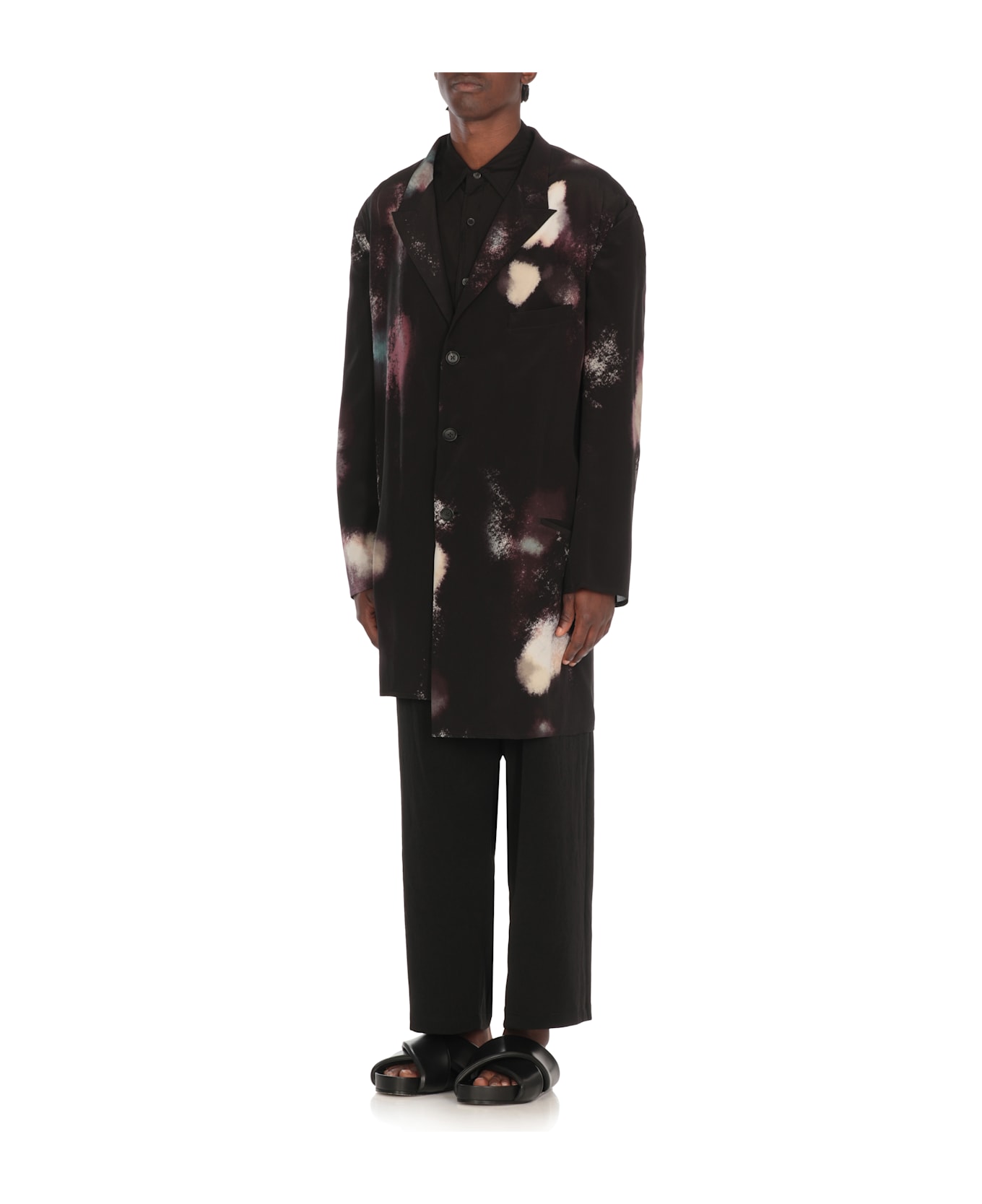 Yohji Yamamoto Silk Jacket - Black