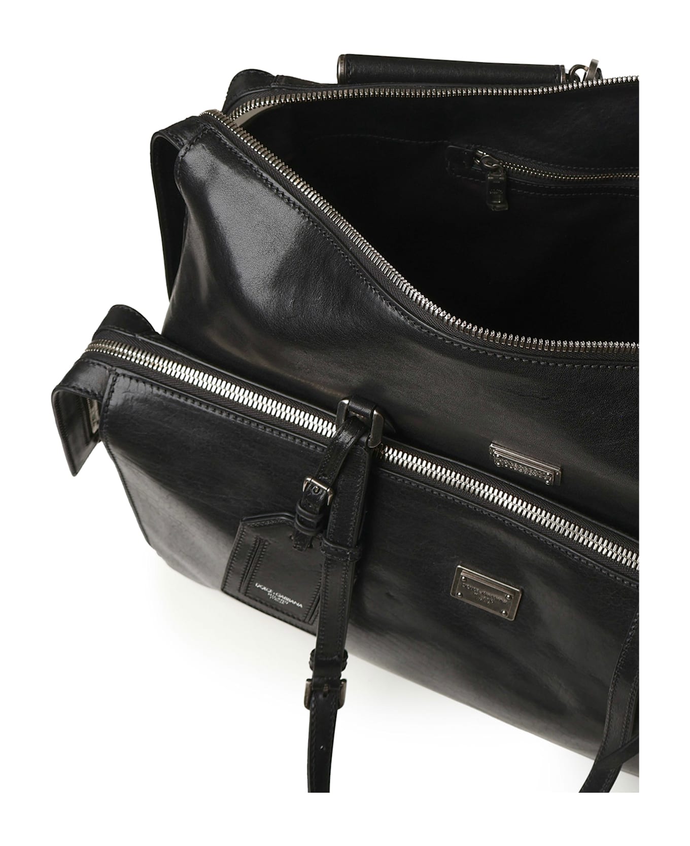 Dolce 
Gabbana Vittoria Leather Bag - Black