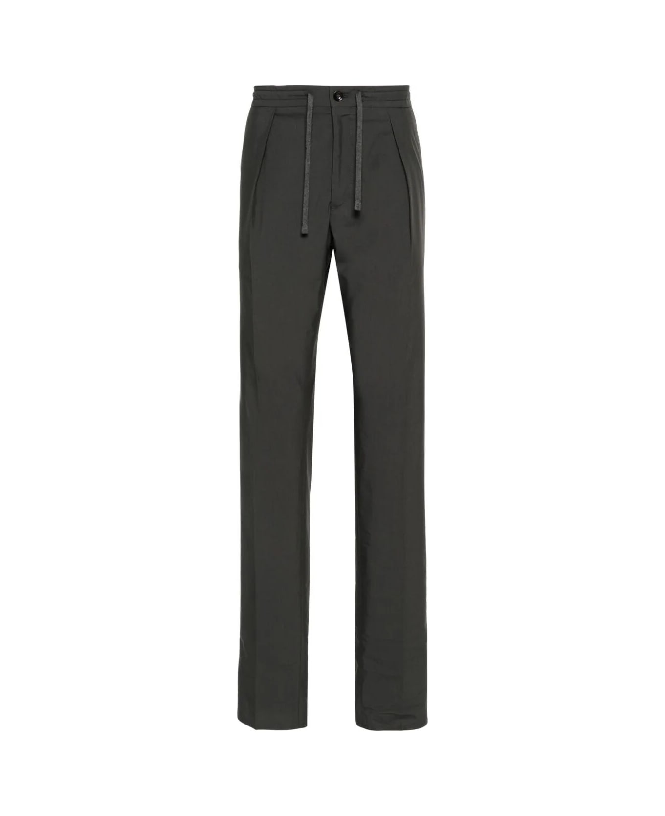 Incotex Model A44 Regular Fit Trousers - Dark Grey