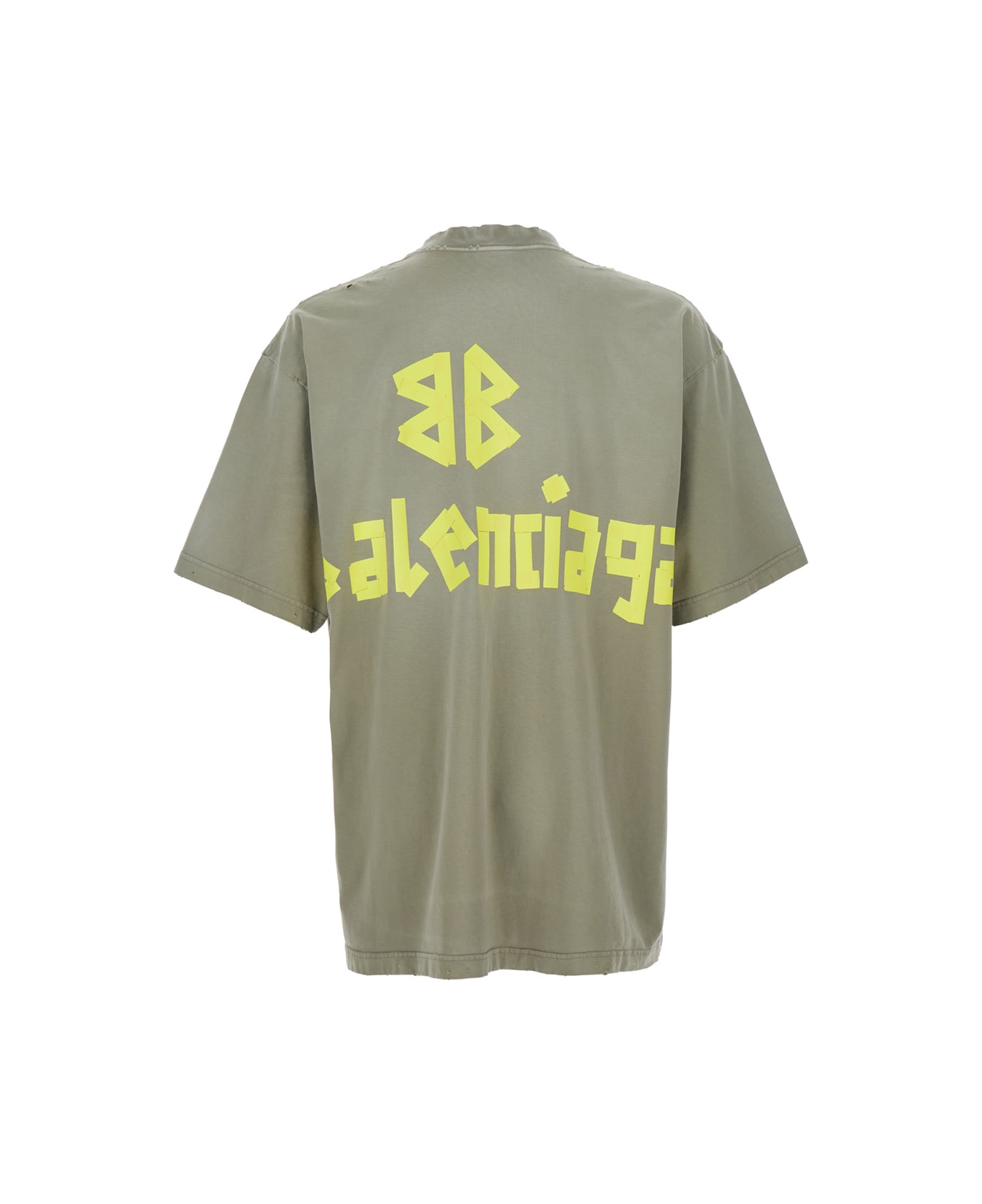 Balenciaga Medium Fit T-shirt - Green