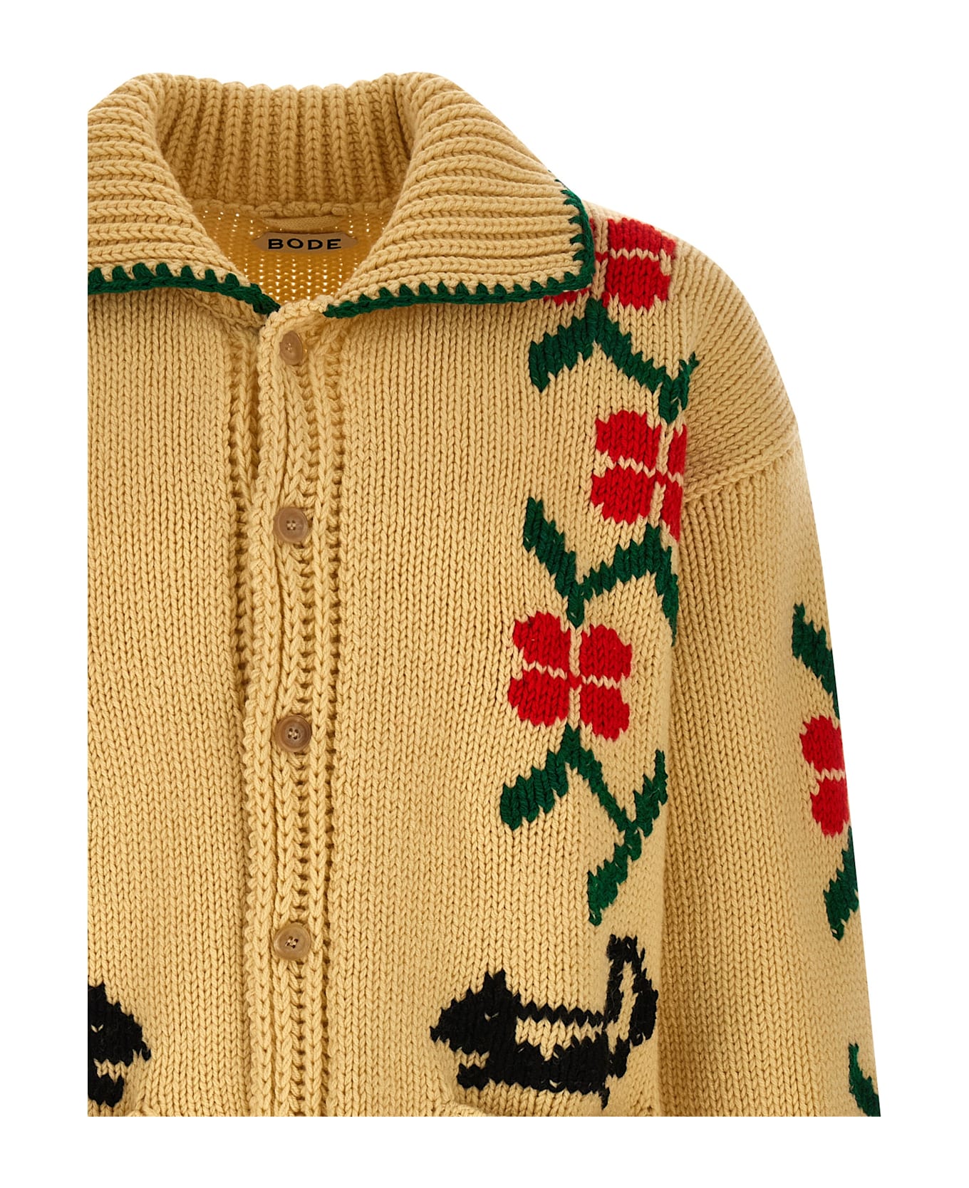 Bode 
pirate Ship
 Cardigan - Beige