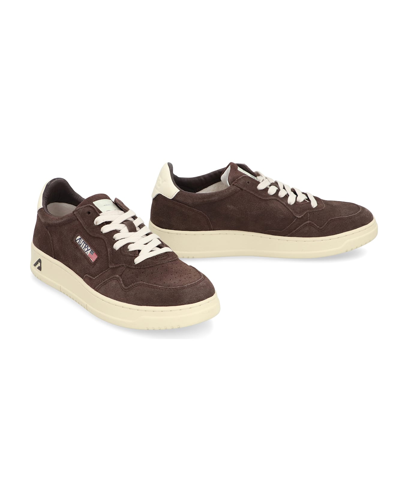 Autry Medalist Suede Low-top Sneakers - Brown
