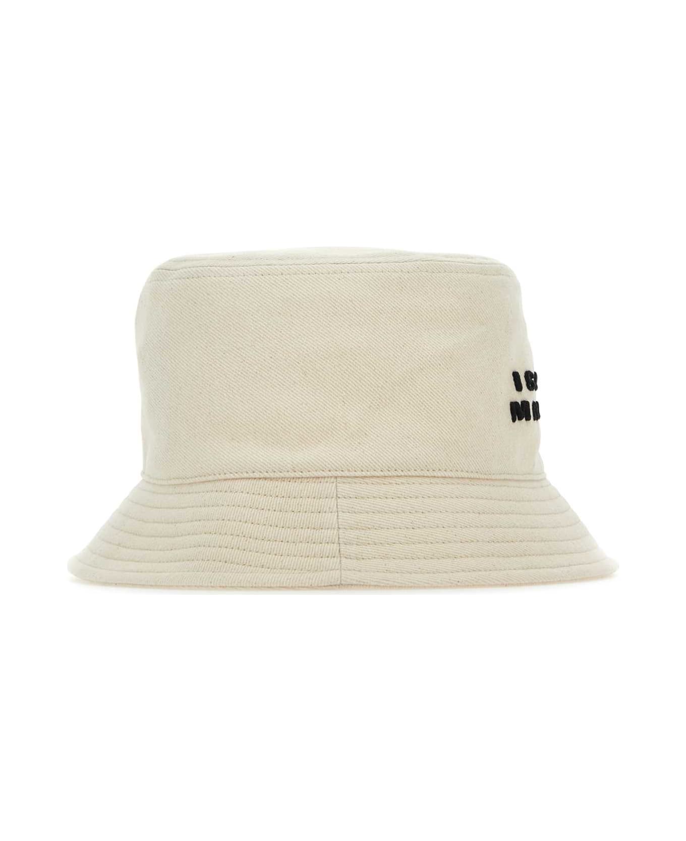Isabel Marant Sand Cotton Haley Bucket Hat - ECRUBLACK 帽子
