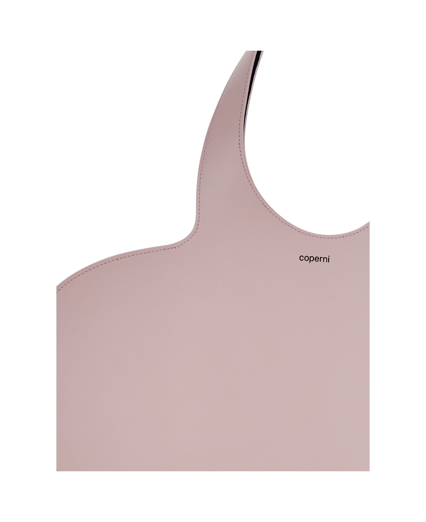 Coperni 
heart
 Pink Shoulder Bag With Logo Print In Leather Woman - Pink