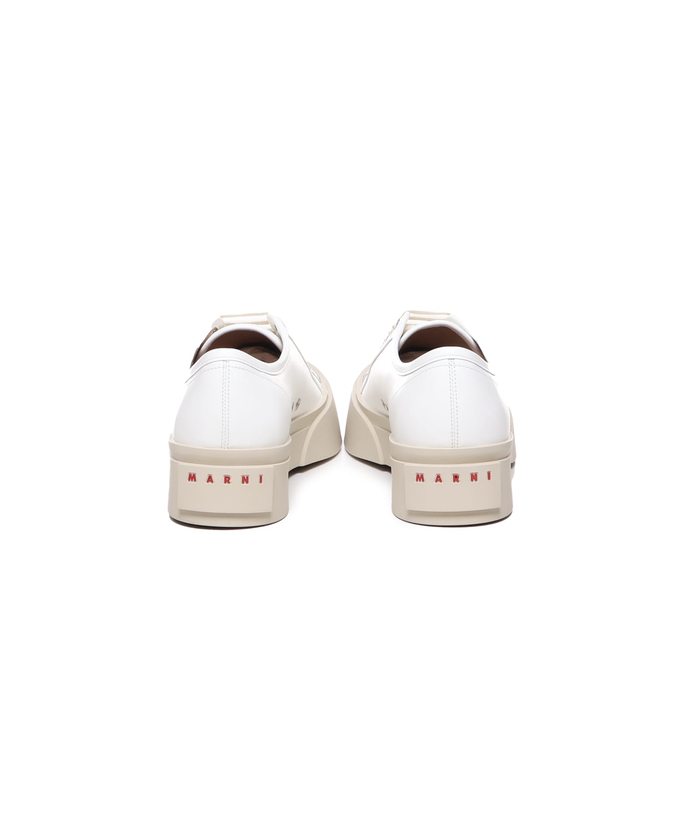 Marni Pablo Sneaker In Nappa Leather - White スニーカー